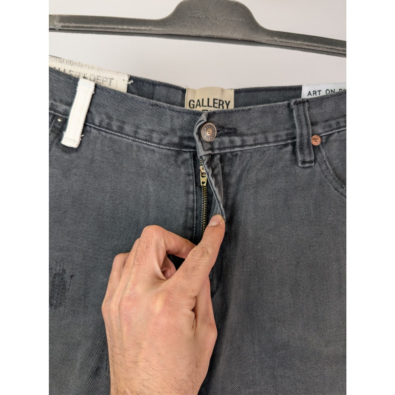 Gallery Dept. o1rshd1 Born To Die Denim Jeans in Black Size US 34 / EU 50 - 7 Thumbnail