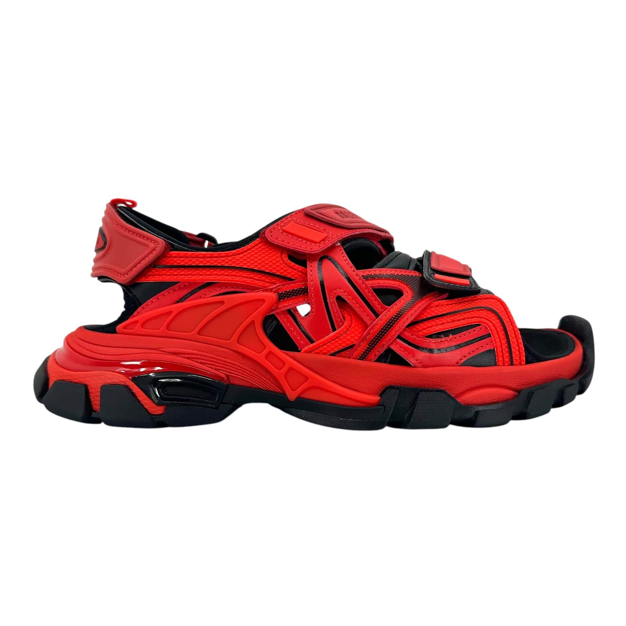 Balenciaga Track Sandal Red Size US 6 / EU 39 - 1 Thumbnail