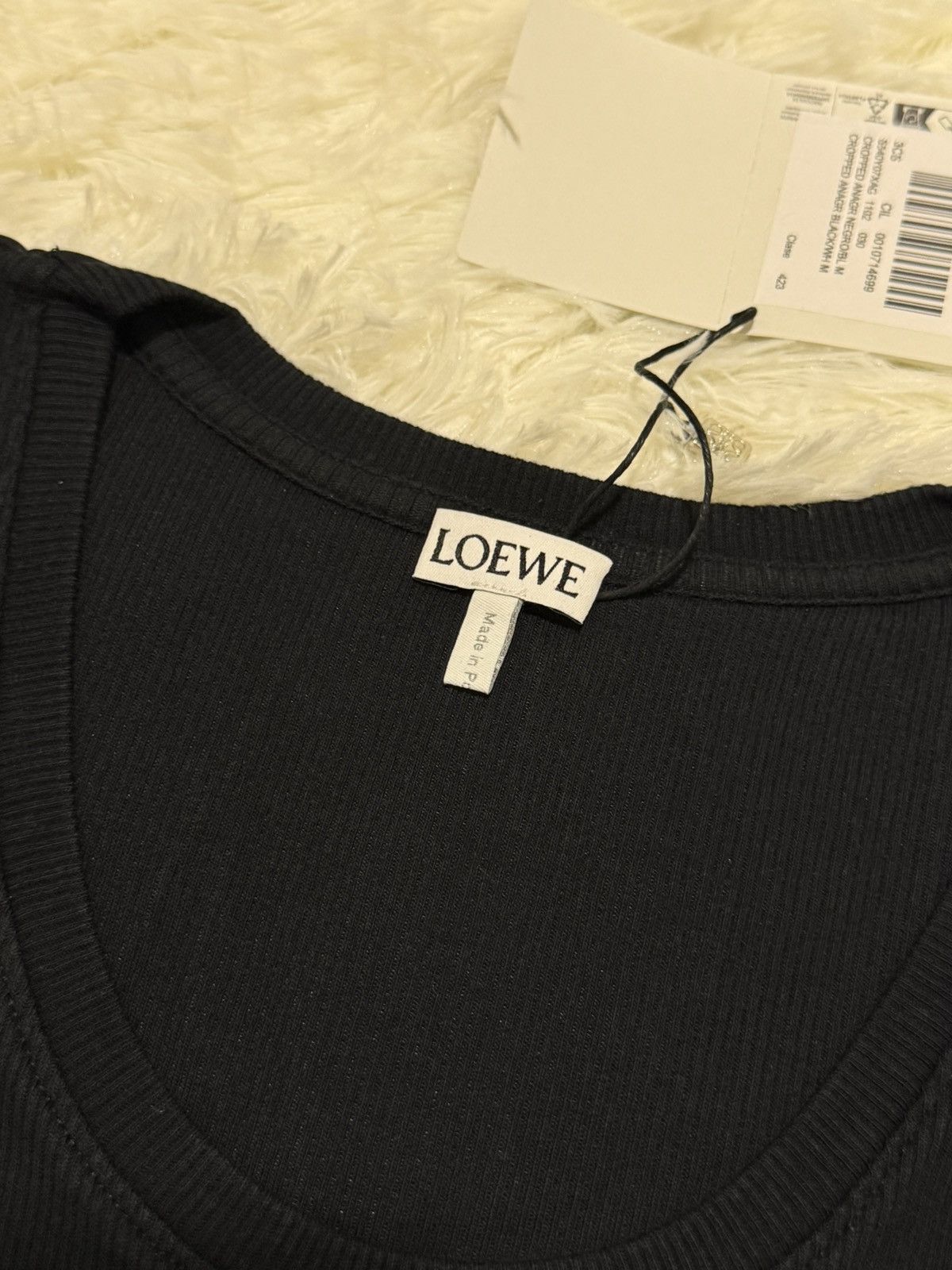 Loewe Loewe black crop top Size M / US 6-8 / IT 42-44 - 2 Thumbnail