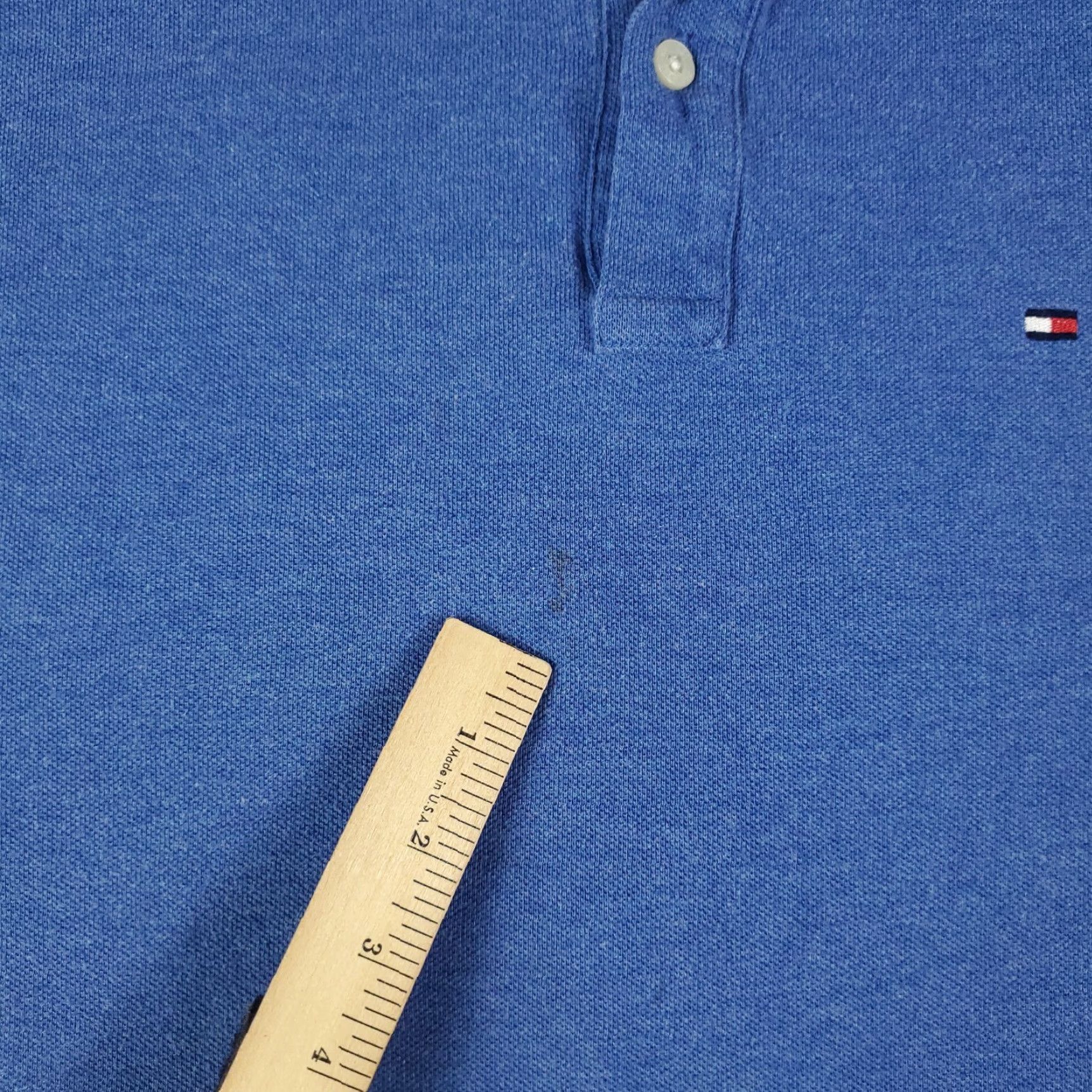 Tommy Hilfiger VINTAGE Tommy Hilfiger Polo Shirt Mens L Blue Polo Adult Large Blue Logo Casual Short Sleeve Sports Modern Preppy Mens Size US L / EU 52-54 / 3 - 3 Thumbnail