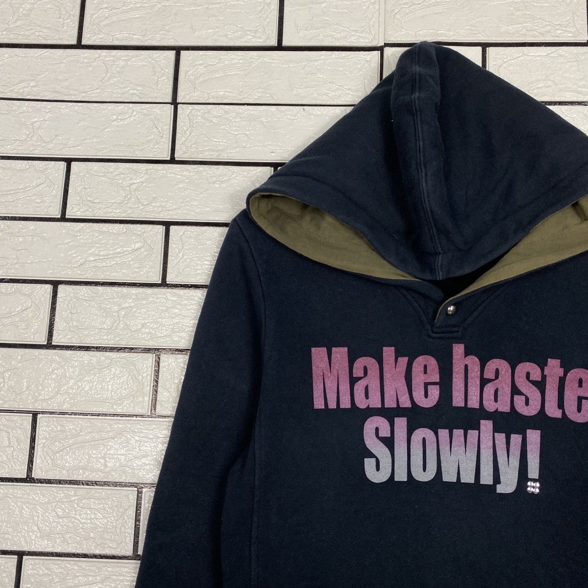 Japanese Brand 📌Vintage Hoodie Pull Over Boycott Big Logo Size US M / EU 48-50 / 2 - 8 Thumbnail