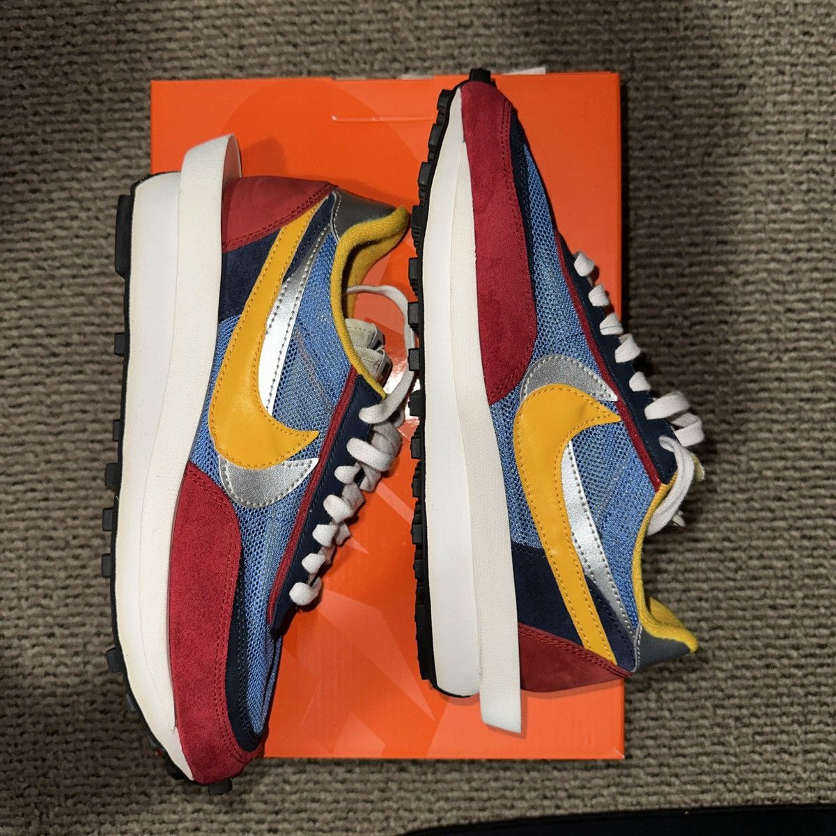 Nike × Sacai Nike LD Waffle Sacai Varsity Blue Size US 7.5 / EU 40-41 - 2 Thumbnail