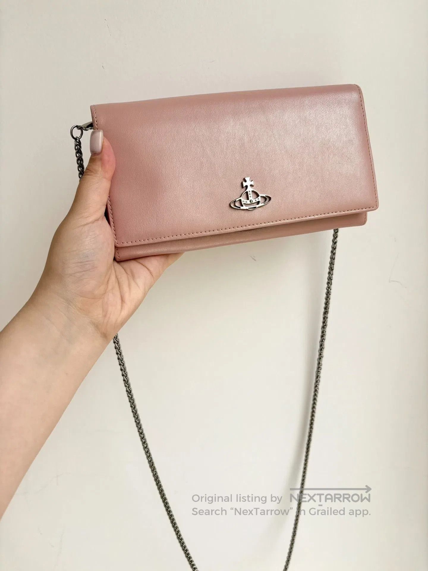 Vivienne Westwood Vivienne Westwood Vintage Pink Saturn Wallet Bag. Size ONE SIZE - 1 Thumbnail