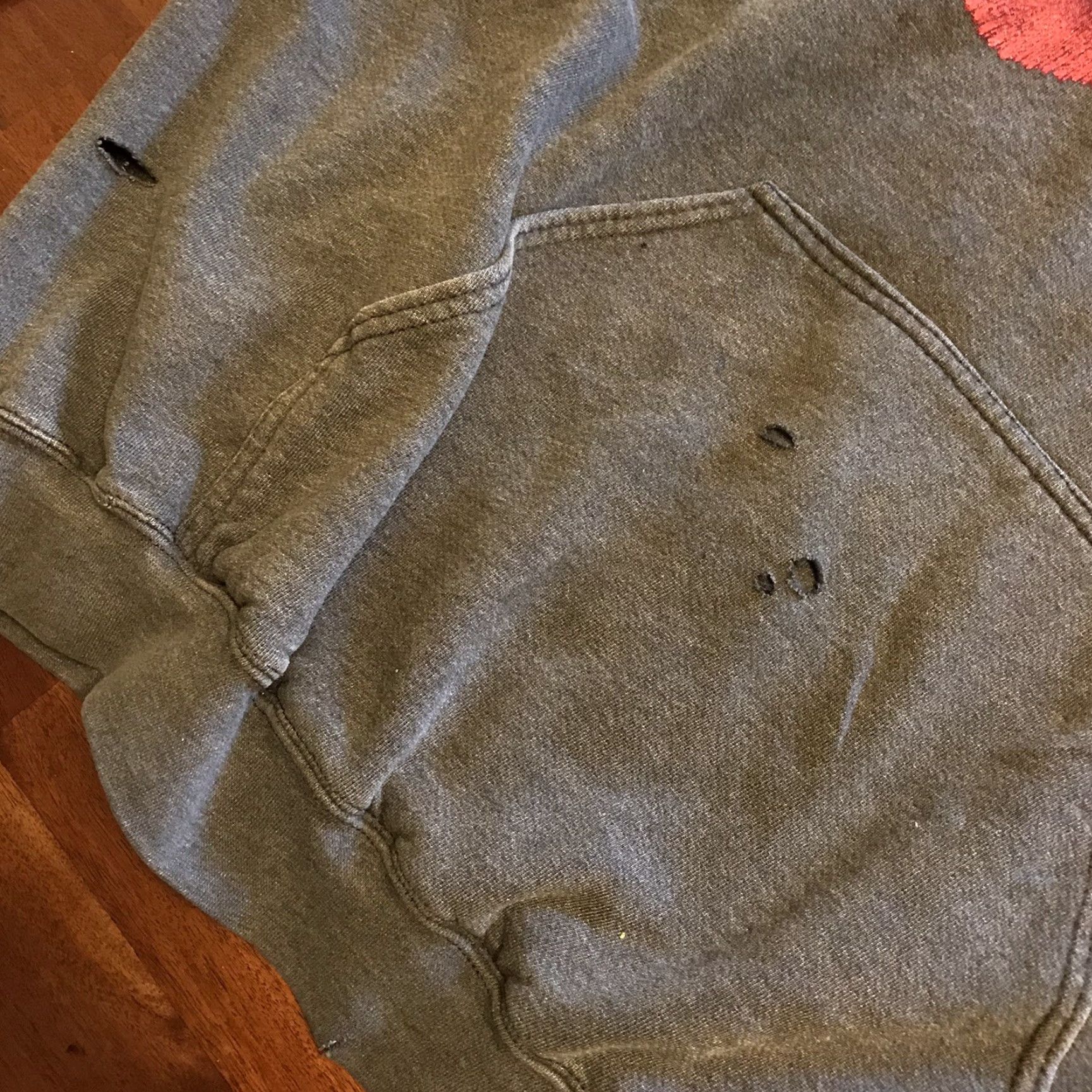 Nike VTG Nike Hoodie SweatShirt Hooded Big Swoosh Travis Scott Hype Hoodie Men L Gray Vintage Size US L / EU 52-54 / 3 - 7 Thumbnail
