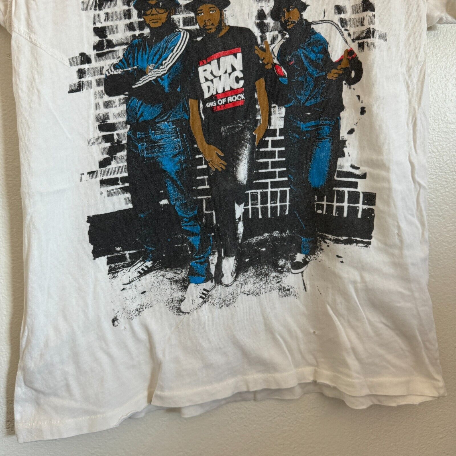 MadeWorn MadeWorn Run DMC Rap Hip Hop T-Shirt XS Vintage Inspired Size US S / EU 44-46 / 1 - 3 Thumbnail