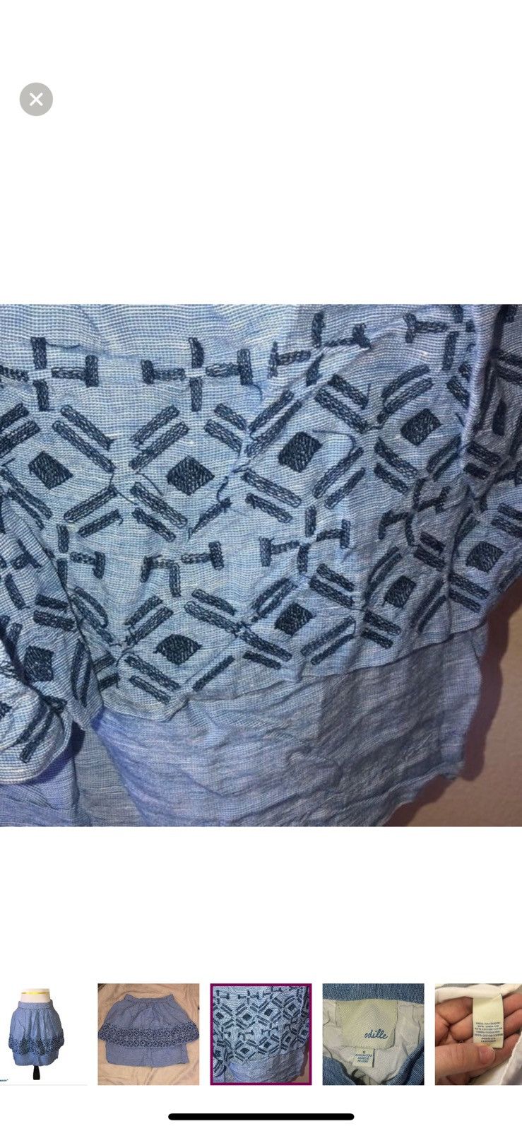 Anthropologie Anthropologie odille alpine dream skirt size 8 Size 30" / US 8 / IT 44 - 3 Thumbnail