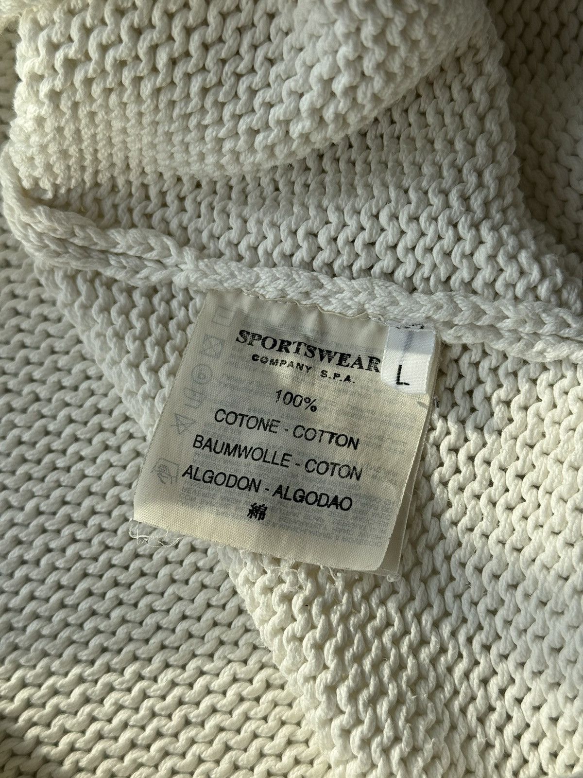 Massimo Osti Very Rare Vintage Stone Island 1/4 Knit Sweater Old Money Size US XL / EU 56 / 4 - 13 Thumbnail