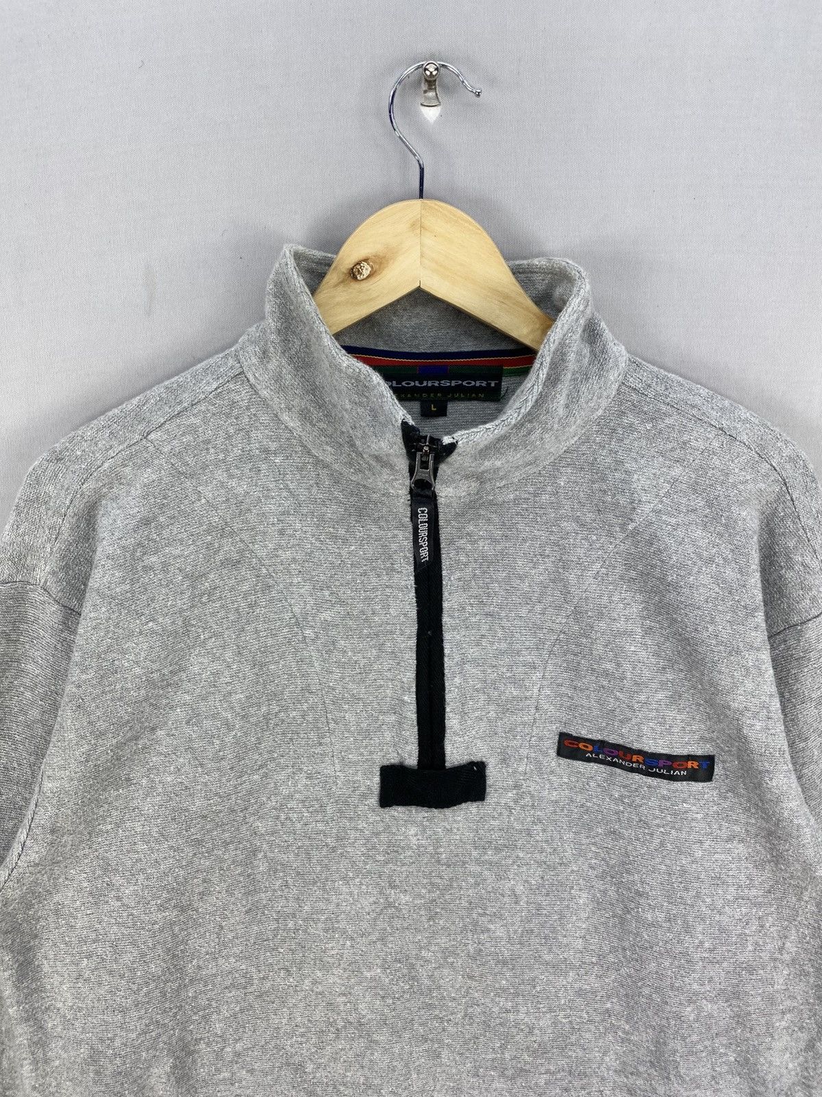 Alexander Julian Coloursport Half Zipper Jacket by Alexander Julian Size US M / EU 48-50 / 2 - 7 Thumbnail