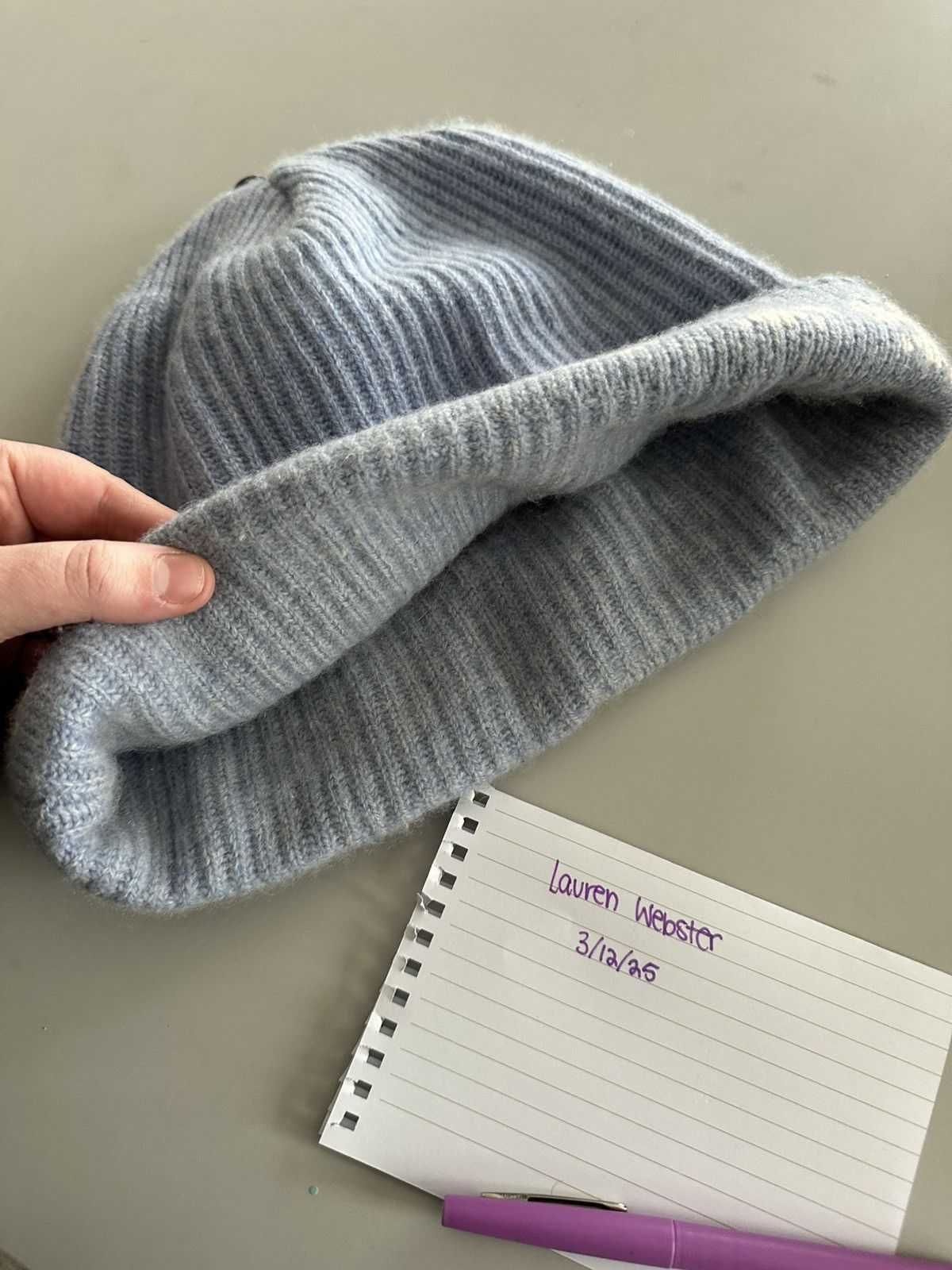 Chrome Hearts Chrome Hearts Big Daddy Cashmere Beanie Size ONE SIZE - 8 Thumbnail