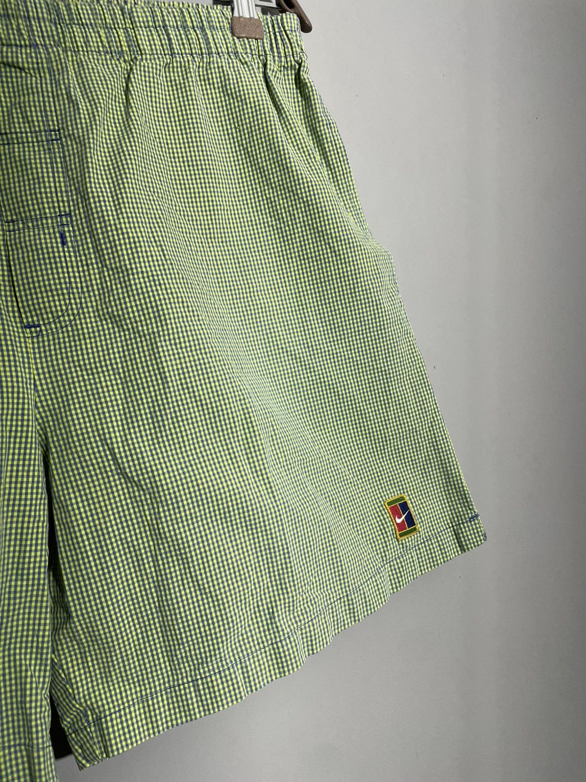 Nike Vintage 90s Nike Challenge Court Green shorts size M Size US 32 / EU 48 - 2 Thumbnail