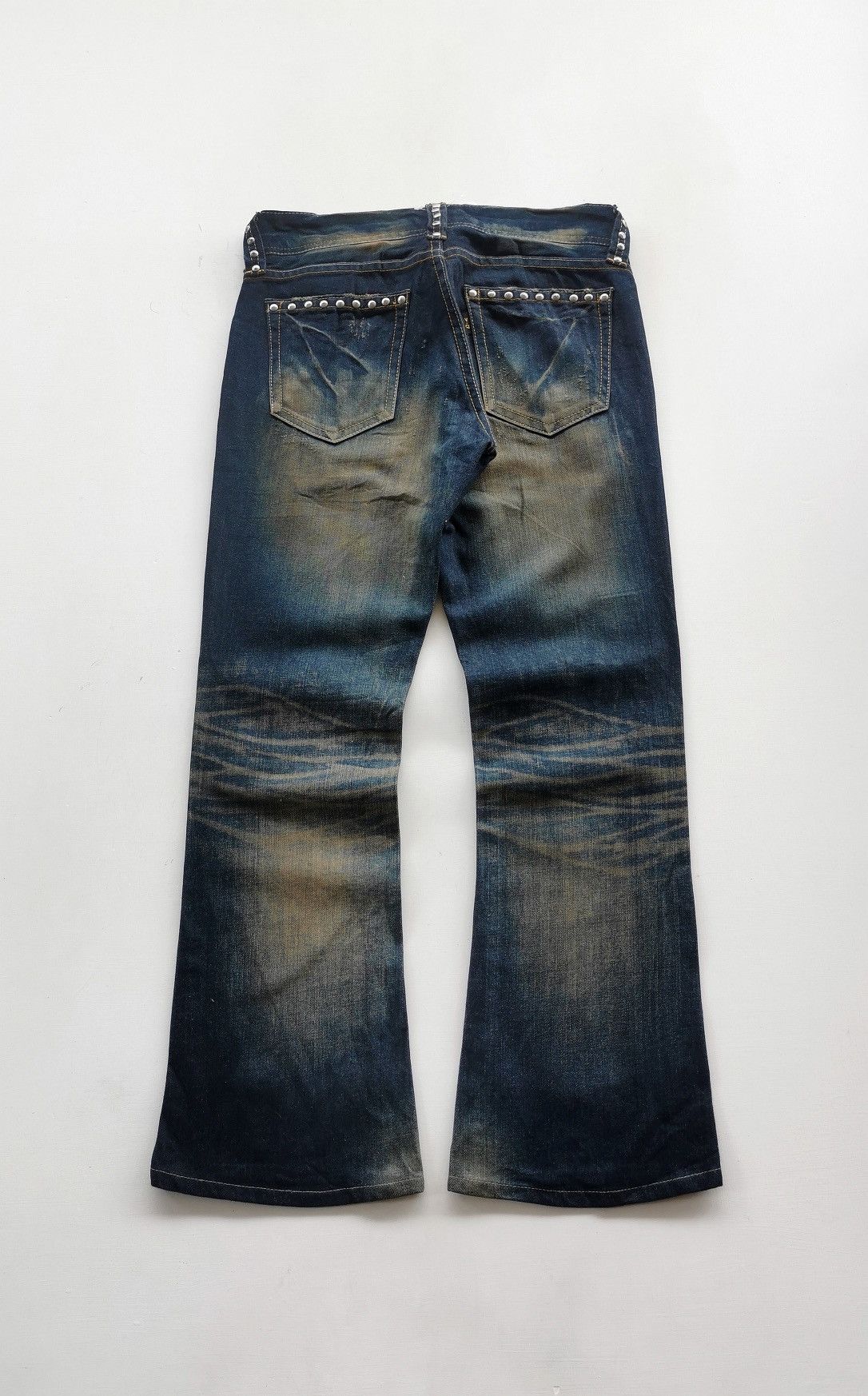 Vanquish Vanquish Mudwash Bootcut Distressed Jeans Size US 30 / EU 46 - 5 Thumbnail