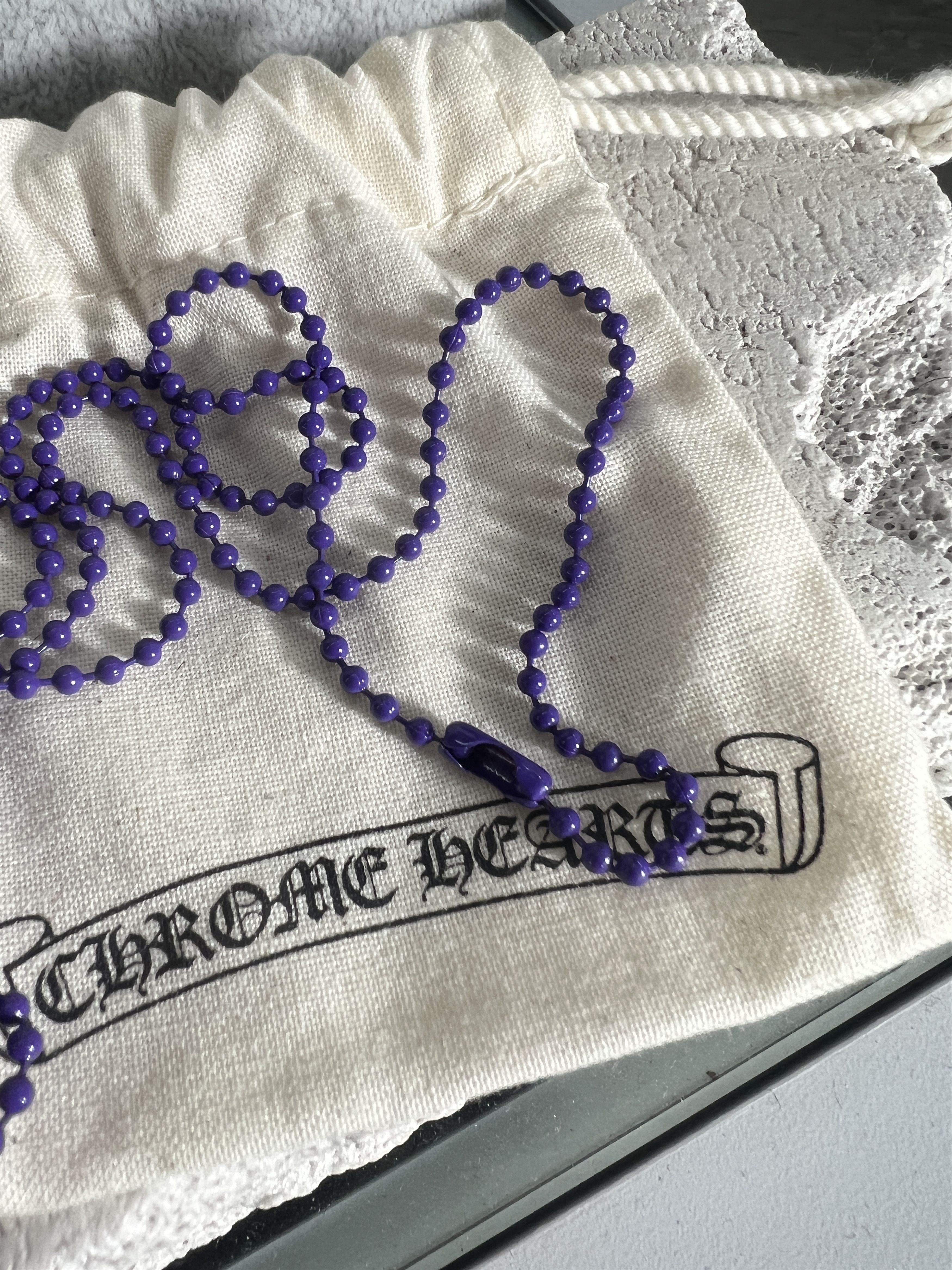 Chrome Hearts Chrome Hearts Purple Dagger Pendant Necklace 2023 Size ONE SIZE - 5 Thumbnail