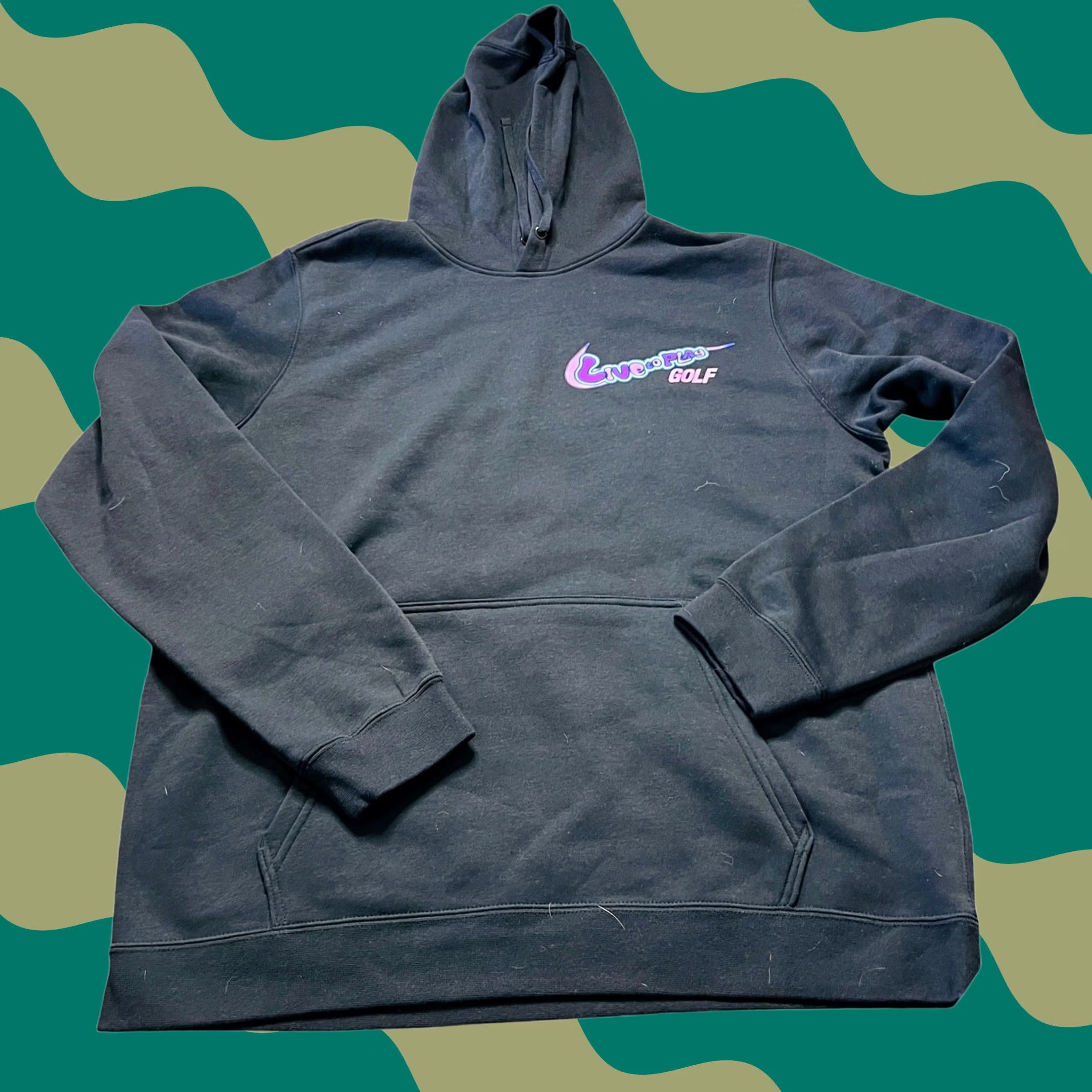 Nike VINTAGE Nike Black Play to Live Golf Hoodie L Mens Size US L / EU 52-54 / 3 - 1 Thumbnail