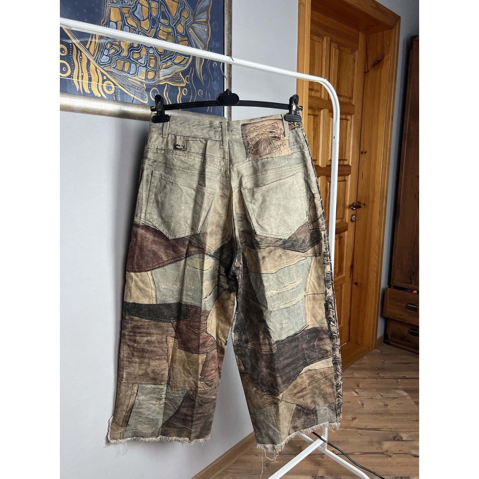 Acne Studios RARE! Acne Studios 3D Printed Patchwork Denim Baggy Loose Je Size US 32 / EU 48 - 6 Thumbnail