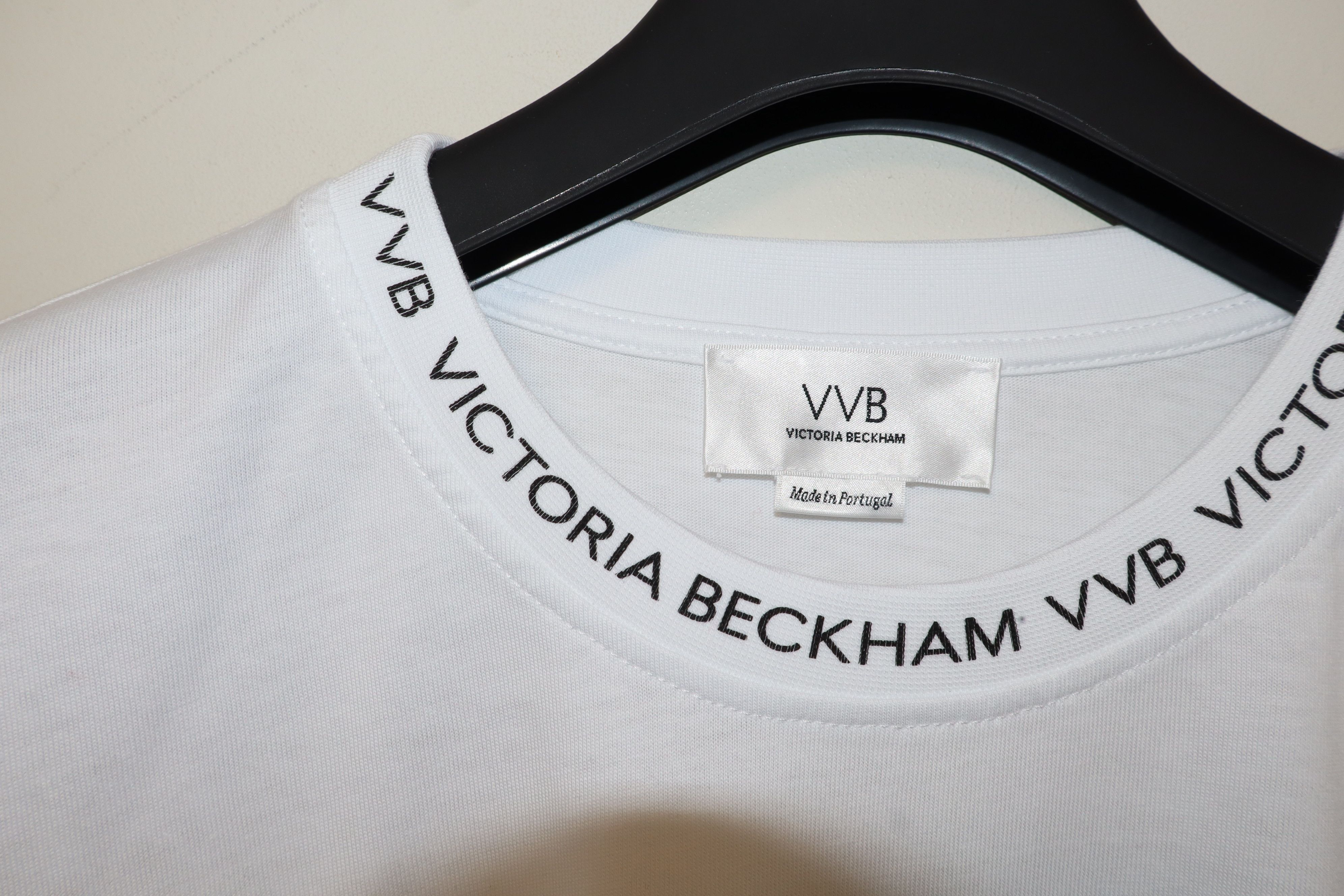 Victoria Beckham Logo collar print t-shirt Size M / US 6-8 / IT 42-44 - 4 Thumbnail