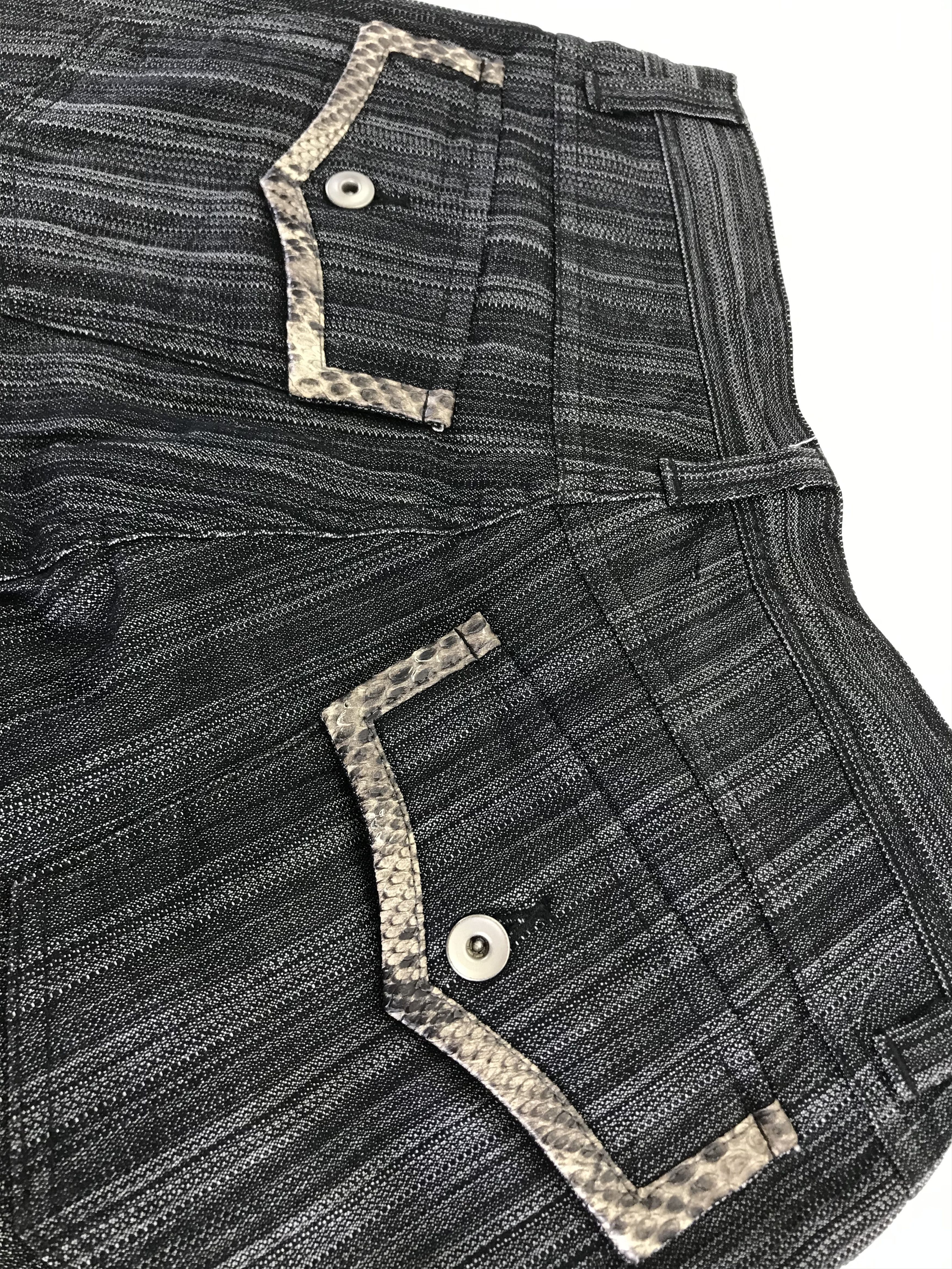 Japanese Brand Vintage Japanese Python Detailed Flare Pant Size US 30 / EU 46 - 11 Thumbnail