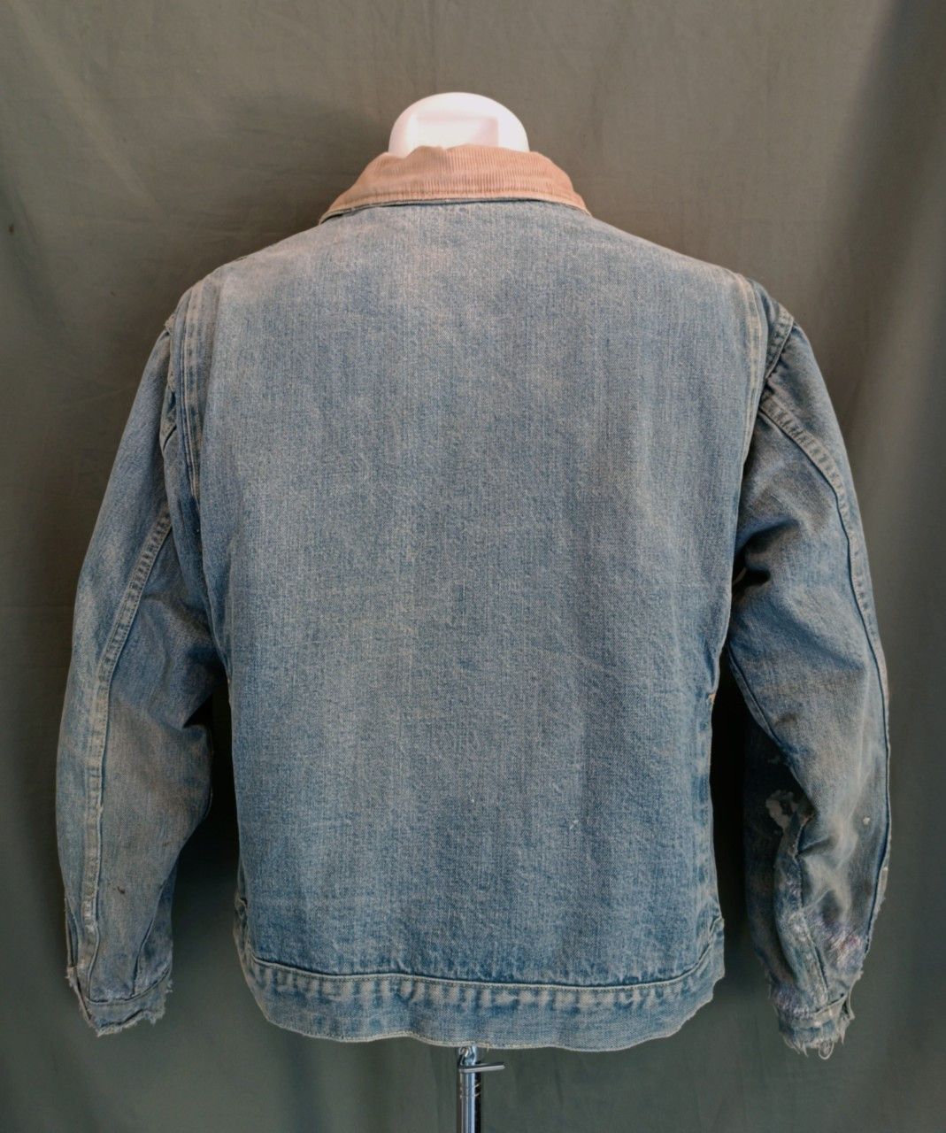 Vintage Vintage 1960s Big Smith Denim Distressed Snap Button Jacket. Size US L / EU 52-54 / 3 - 9 Thumbnail