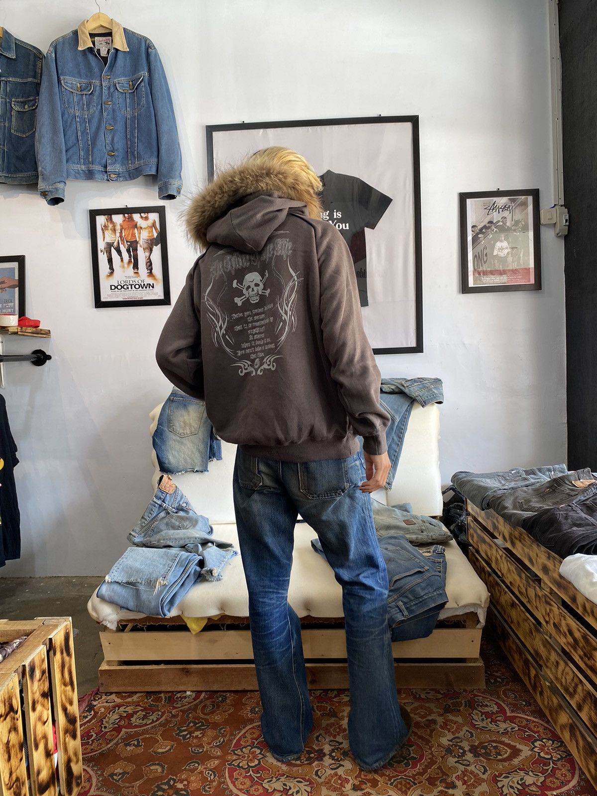 Hysteric Glamour × If Six Was Nine × Japanese Brand Fur hoodie tribal poem japanese style Size US L / EU 52-54 / 3 - 9 Thumbnail