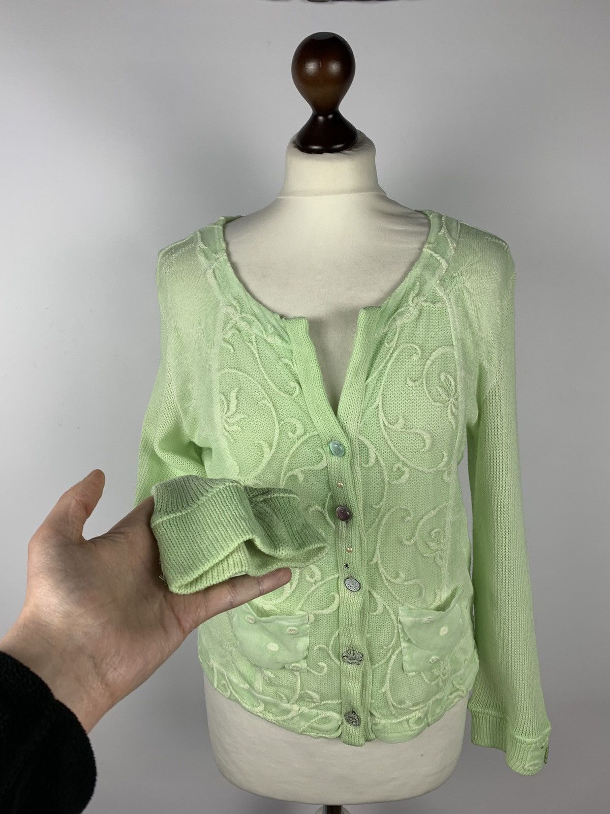 Elisa Cavaletti Vintage Elisa Cavaletti Sono Italiano Blouse Cardigan Size M Size M / US 6-8 / IT 42-44 - 5 Thumbnail