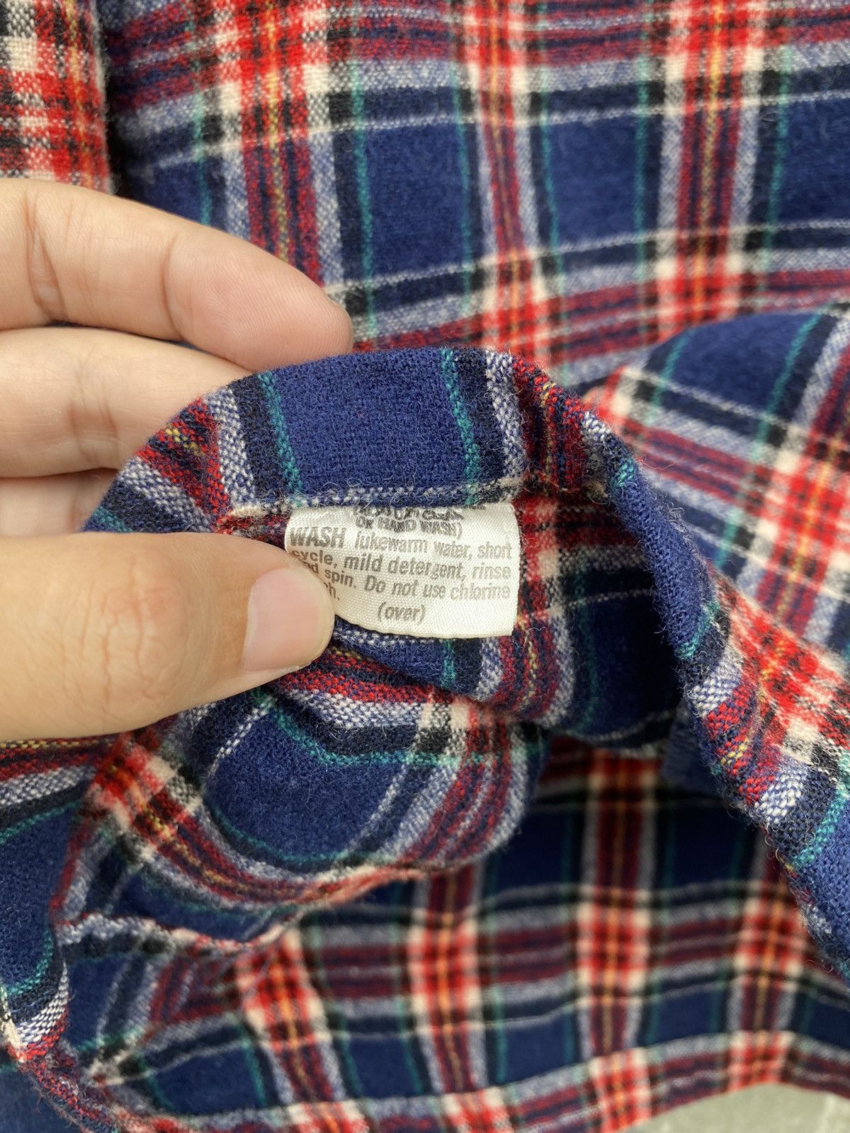 Pendleton 60s Pendleton Board Shirt Plaid Virgin Wool Loop Collar Size US M / EU 48-50 / 2 - 6 Thumbnail