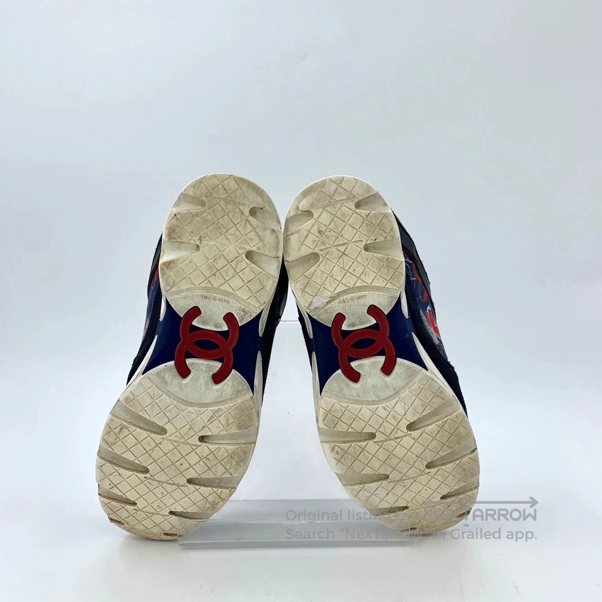 Chanel Chanel Colorblock Graffiti Casual Sneakers. Size US 6 / EU 39 - 5 Thumbnail