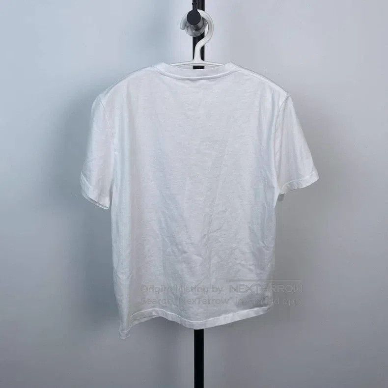 Loewe Loewe White Floral Embroidered Short Sleeve Size M / US 6-8 / IT 42-44 - 2 Thumbnail