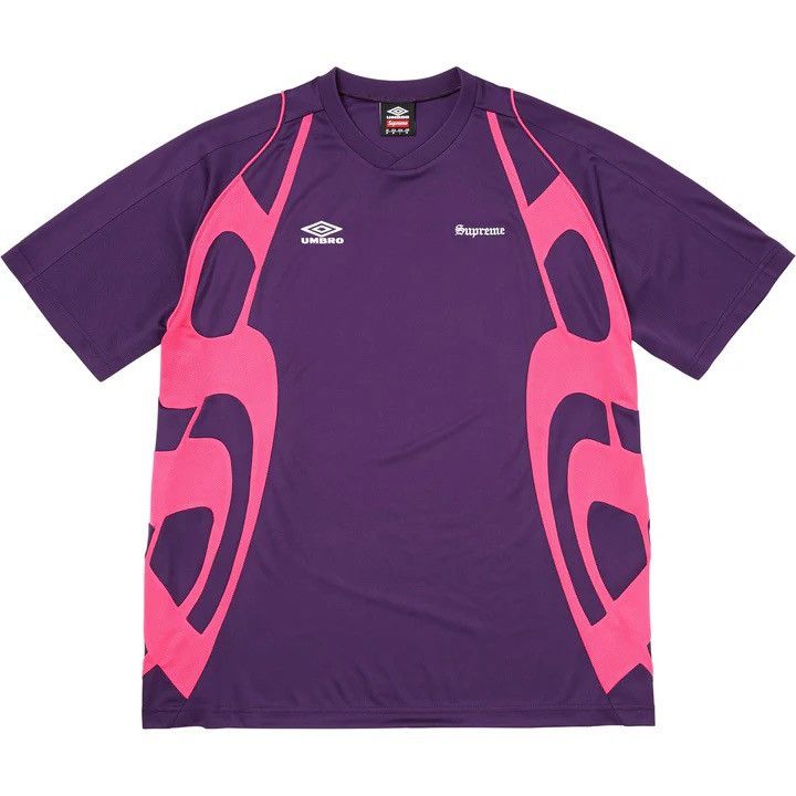 Supreme Supreme umbro jacquard animal print soccer jersey | Grailed