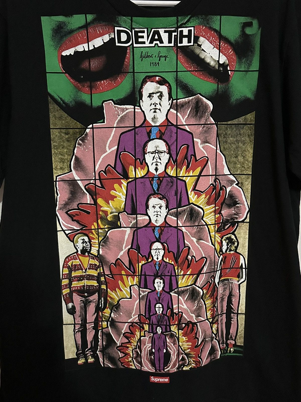 Supreme Supreme Gilbert & George Death Tee Size US M / EU 48-50 / 2 - 2 Thumbnail