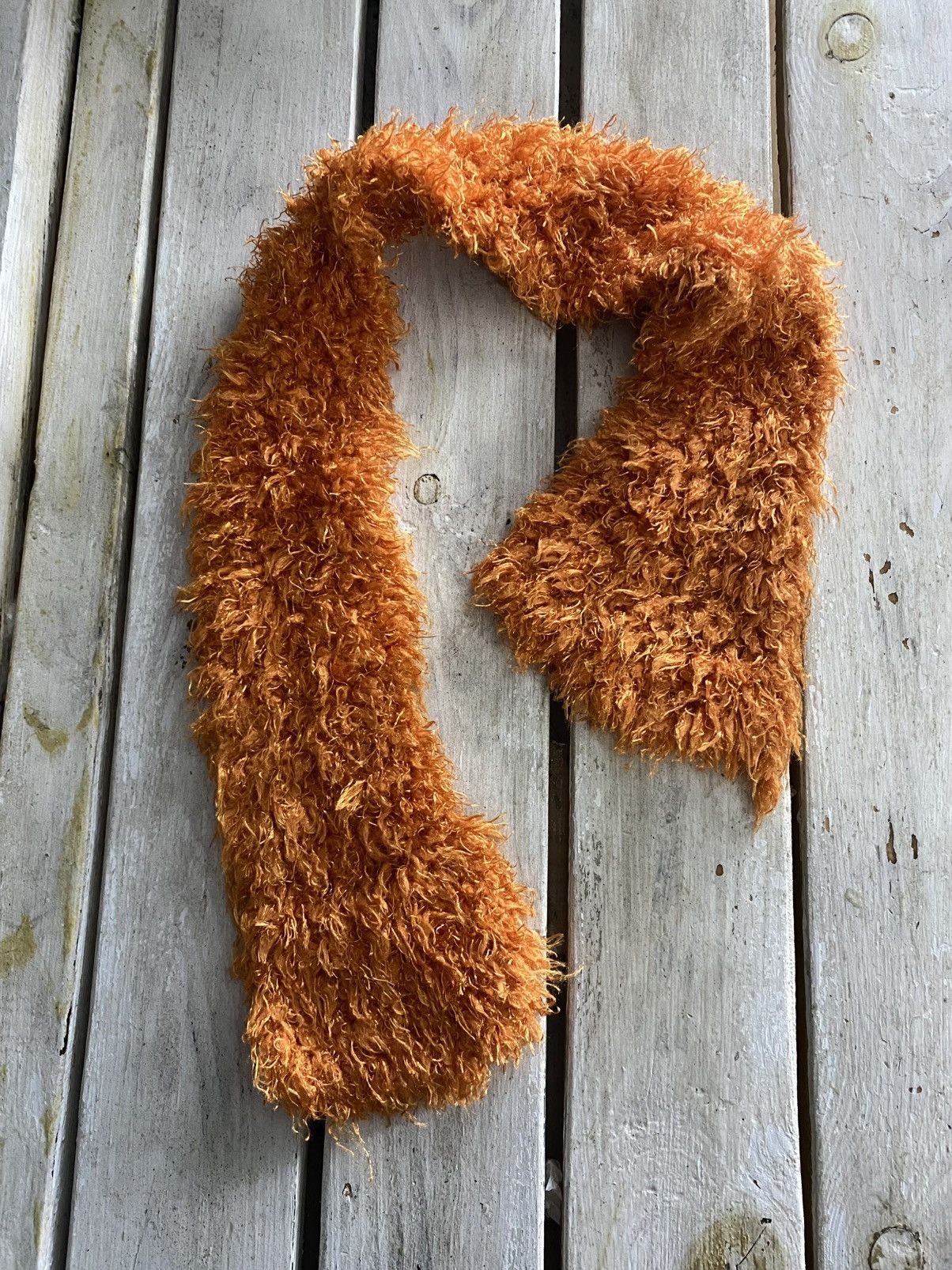 Japanese Brand × Vintage japanese fuzzy mohair scarf vintage y2k Size ONE SIZE - 1 Thumbnail