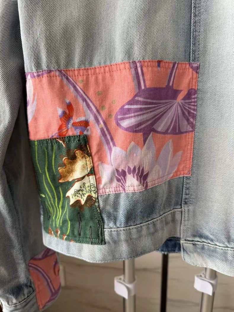 Loewe LOEWE Printed denim jacket coat Size M / US 6-8 / IT 42-44 - 7 Thumbnail