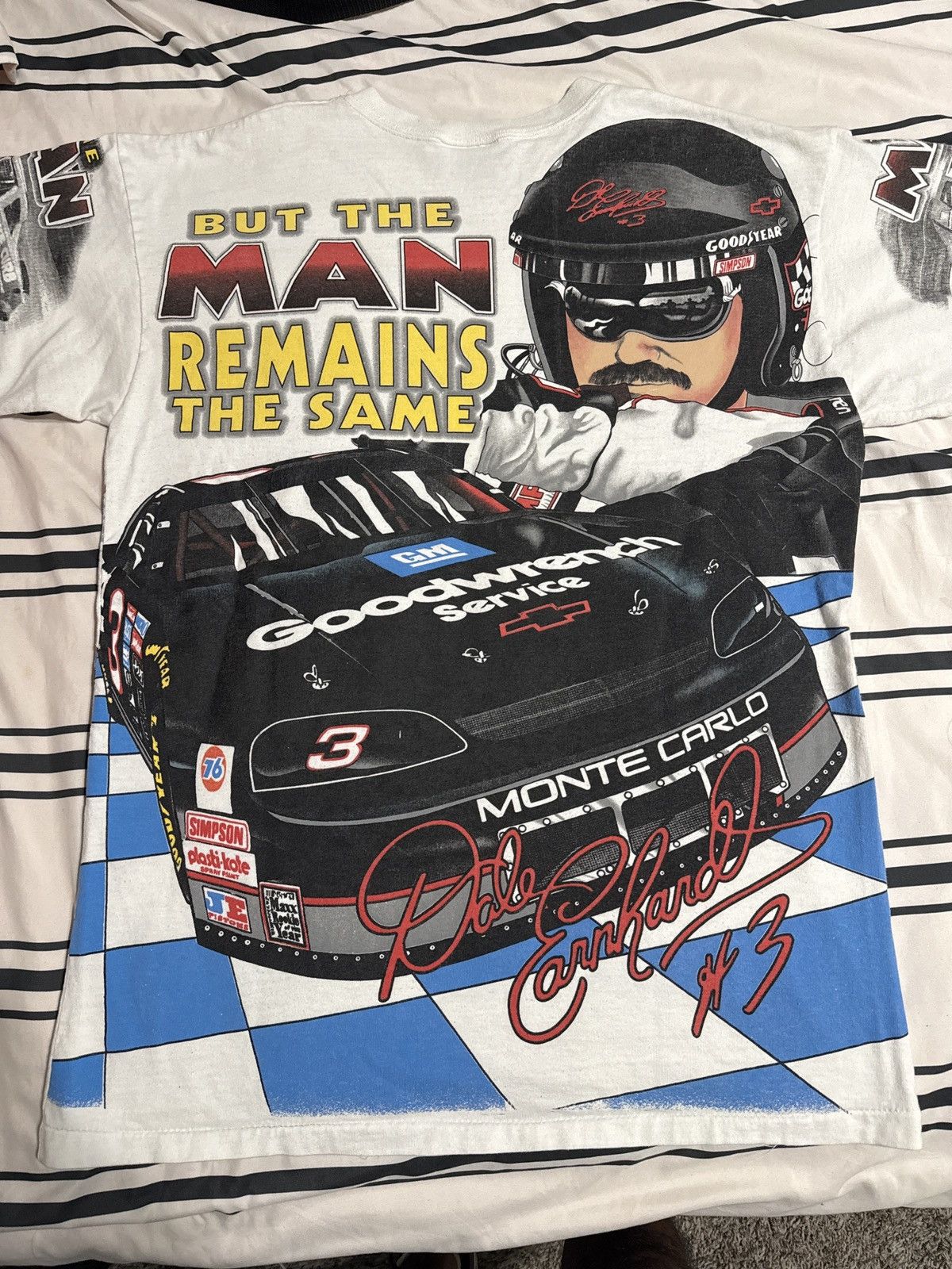 Chase Authentics 1996 Dale Earnhardt AOP Times May Change Shirt Nascar SizeM Size US M / EU 48-50 / 2 - 2 Thumbnail