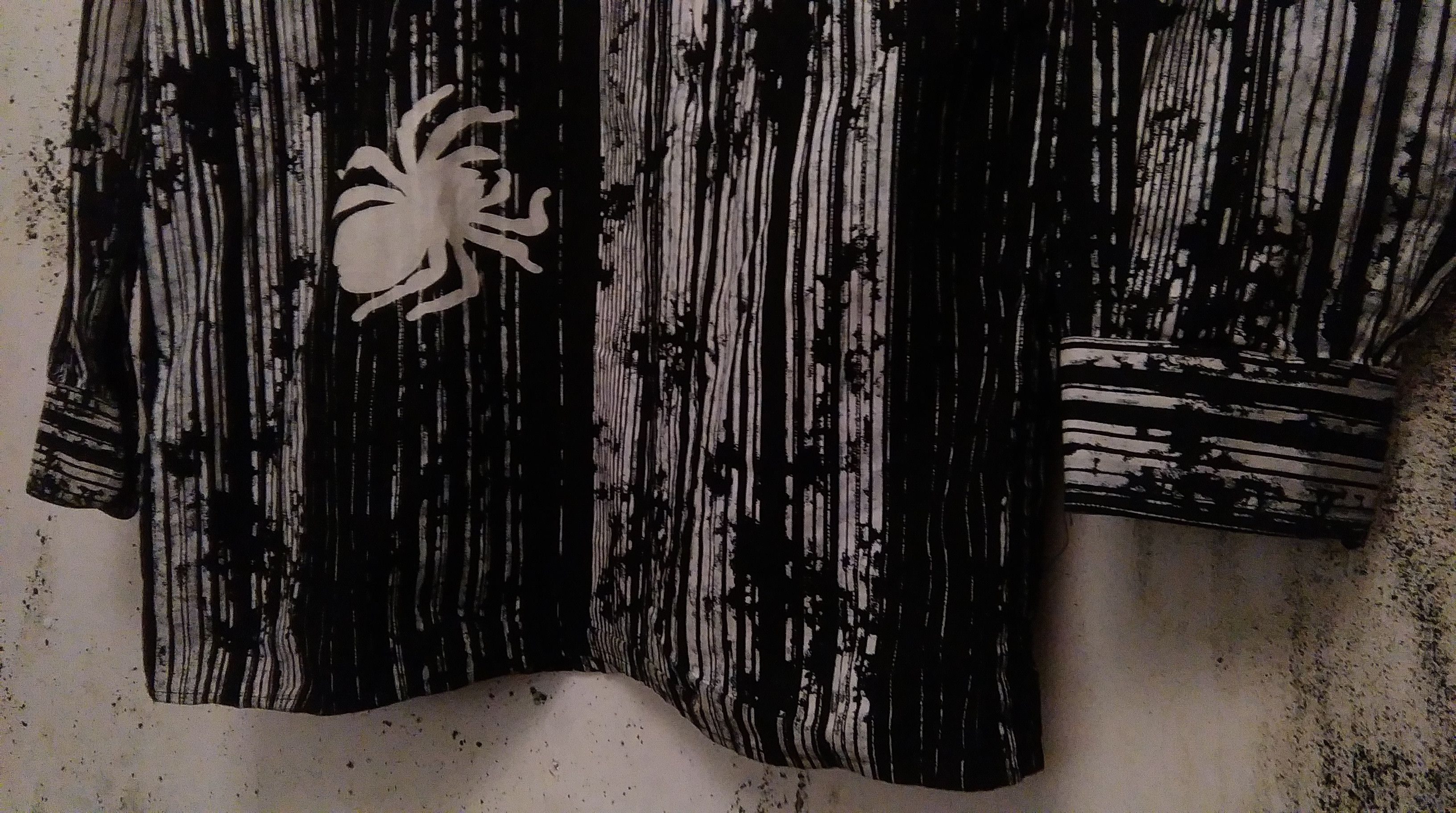 Affliction × Vintage Overprint Goth Shirt Spider Grunge y2k tribal opium dark emo Size US XS / EU 42 / 0 - 6 Thumbnail