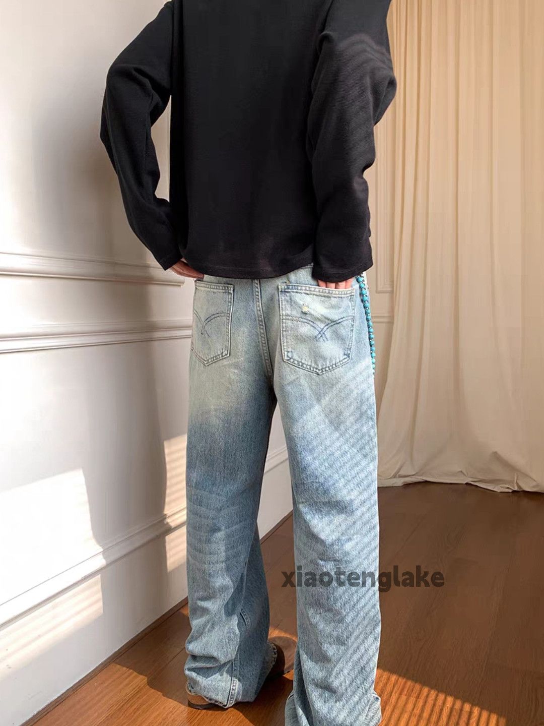 Designer × Jean × Vintage Unisex utility punk yuppie flared bootcut grunge jeans Size US 32 / EU 48 - 9 Thumbnail