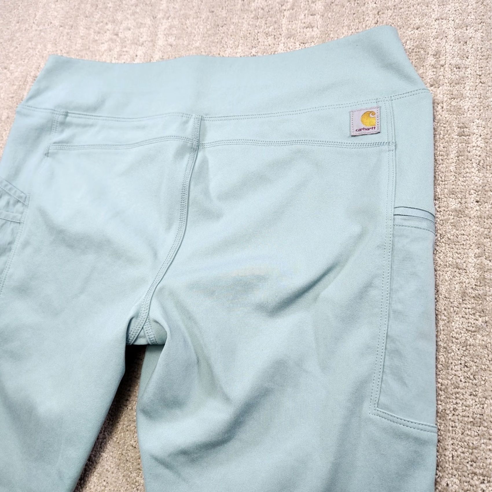 Carhartt Carhartt Leggings Women Large Fitted Rugged Flex Workwear Green Size 36" / US 14 / IT 50 - 3 Thumbnail