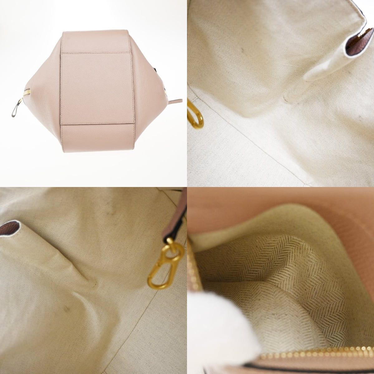 Loewe Loewe Leather Hammock Bag Beige Size ONE SIZE - 5 Thumbnail