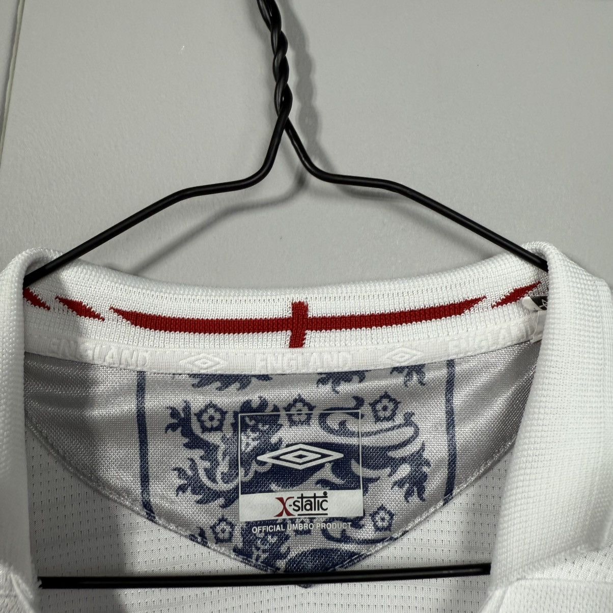 Umbro Vintage England Umbro Soccer Jersey Size US L / EU 52-54 / 3 - 3 Thumbnail