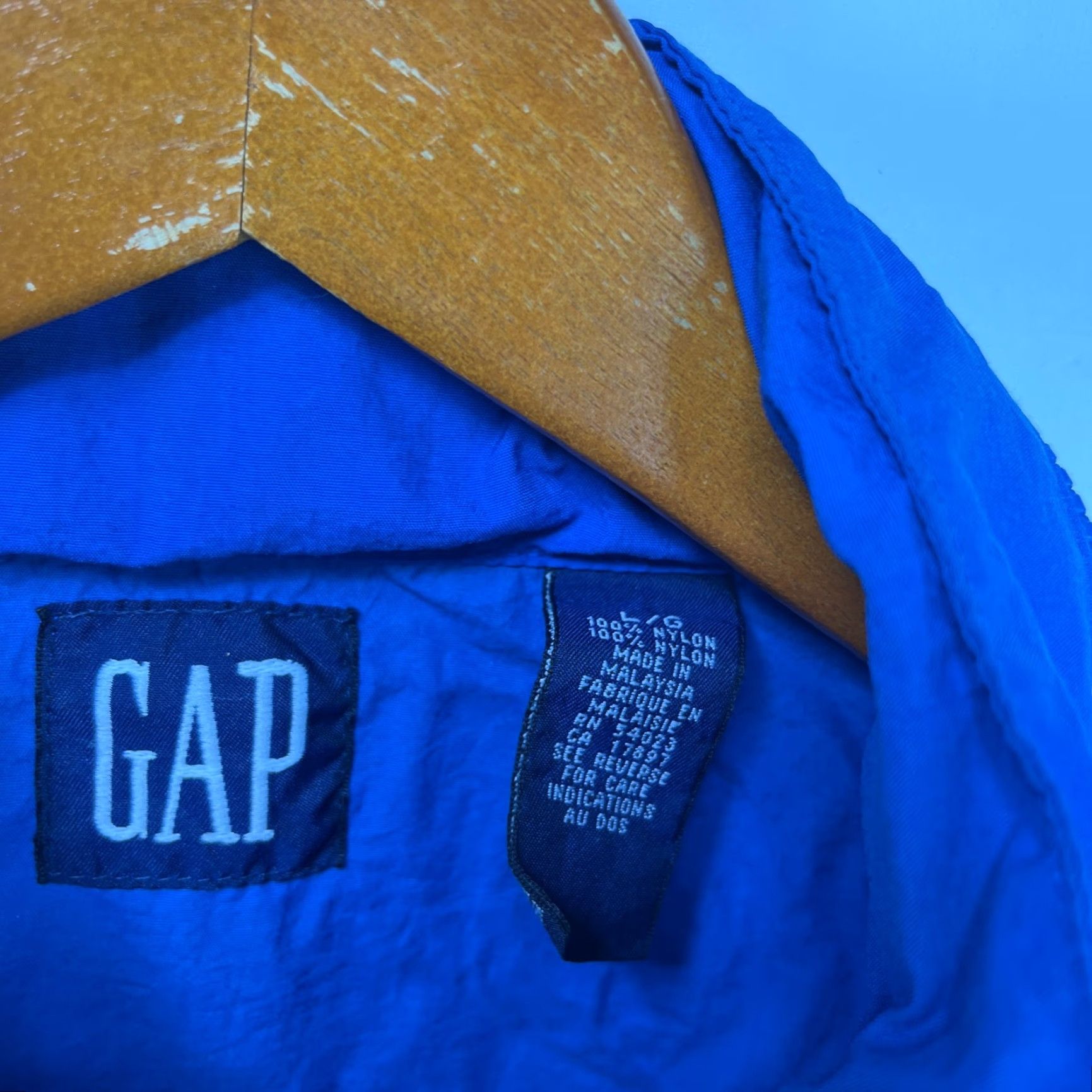 Gap VINTAGE Gap Windbreaker Jacket Large Size US L / EU 52-54 / 3 - 4 Thumbnail