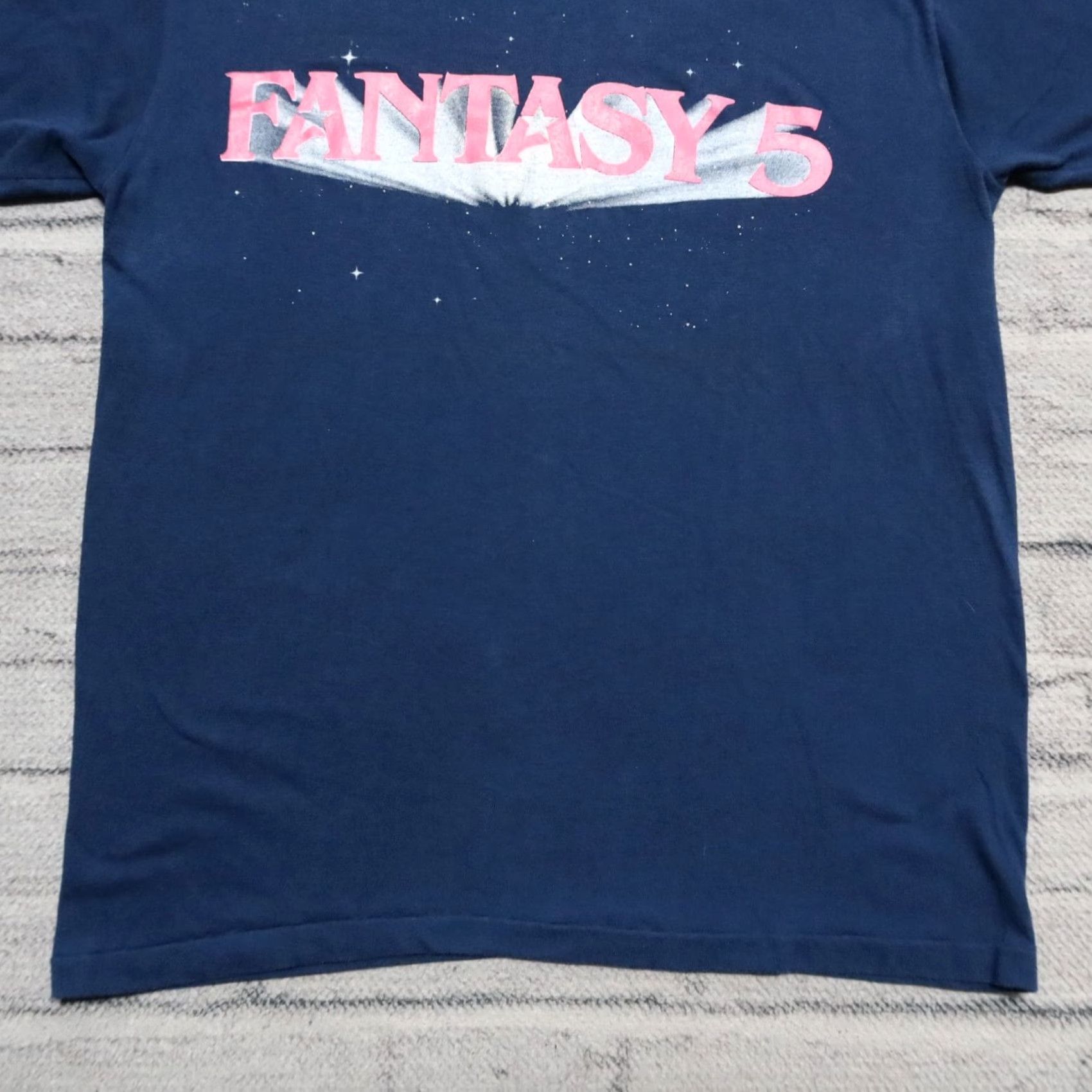 Vintage VINTAGE National Fifty Fifty Shirt Mens Navy Vintage Fantasy 5 Lotto Shirt L M Size Navy Shirt Mens 90s Lotto Size US L / EU 52-54 / 3 - 4 Thumbnail