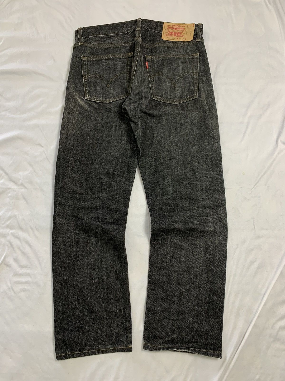 Levi's Vintage Clothing Vintage levis 505 jeans pants stone black denim Size US 32 / EU 48 - 4 Thumbnail