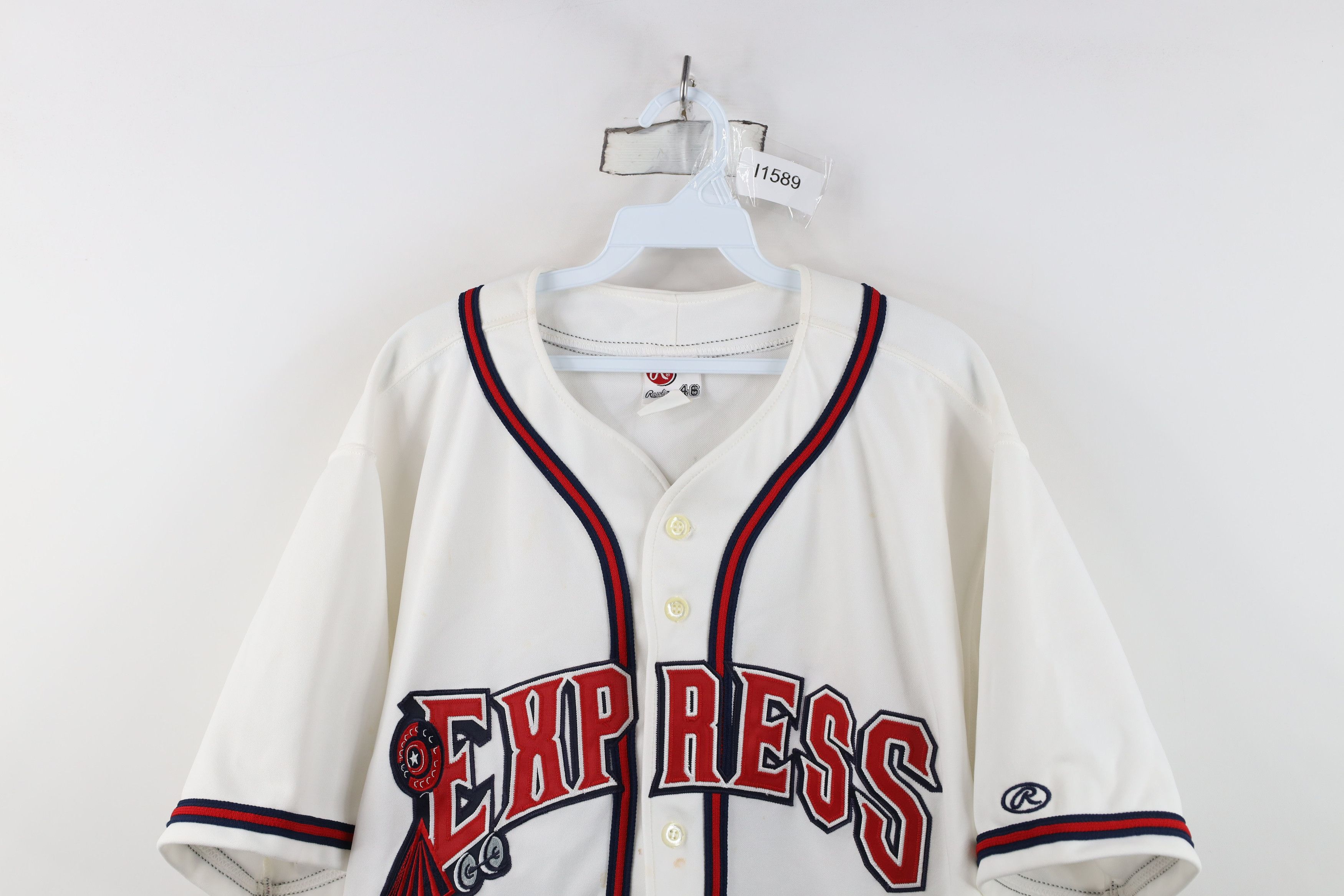 Vintage Minor League Baseball Round Rock Express Baseball Jersey Size US XXL / EU 58 / 5 - 2 Thumbnail