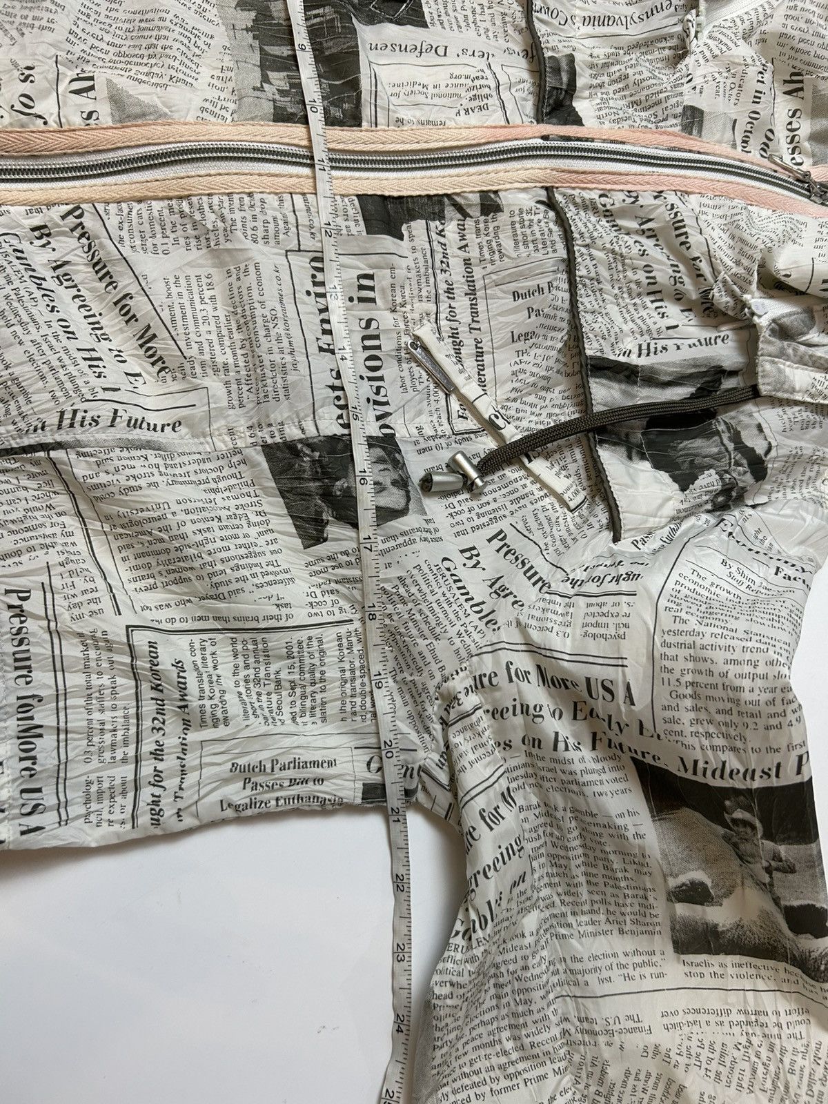 Japanese Brand JAPANESE BRAND INSPIRED NEWSPAPER LIGHT JACKET Size US M / EU 48-50 / 2 - 5 Thumbnail