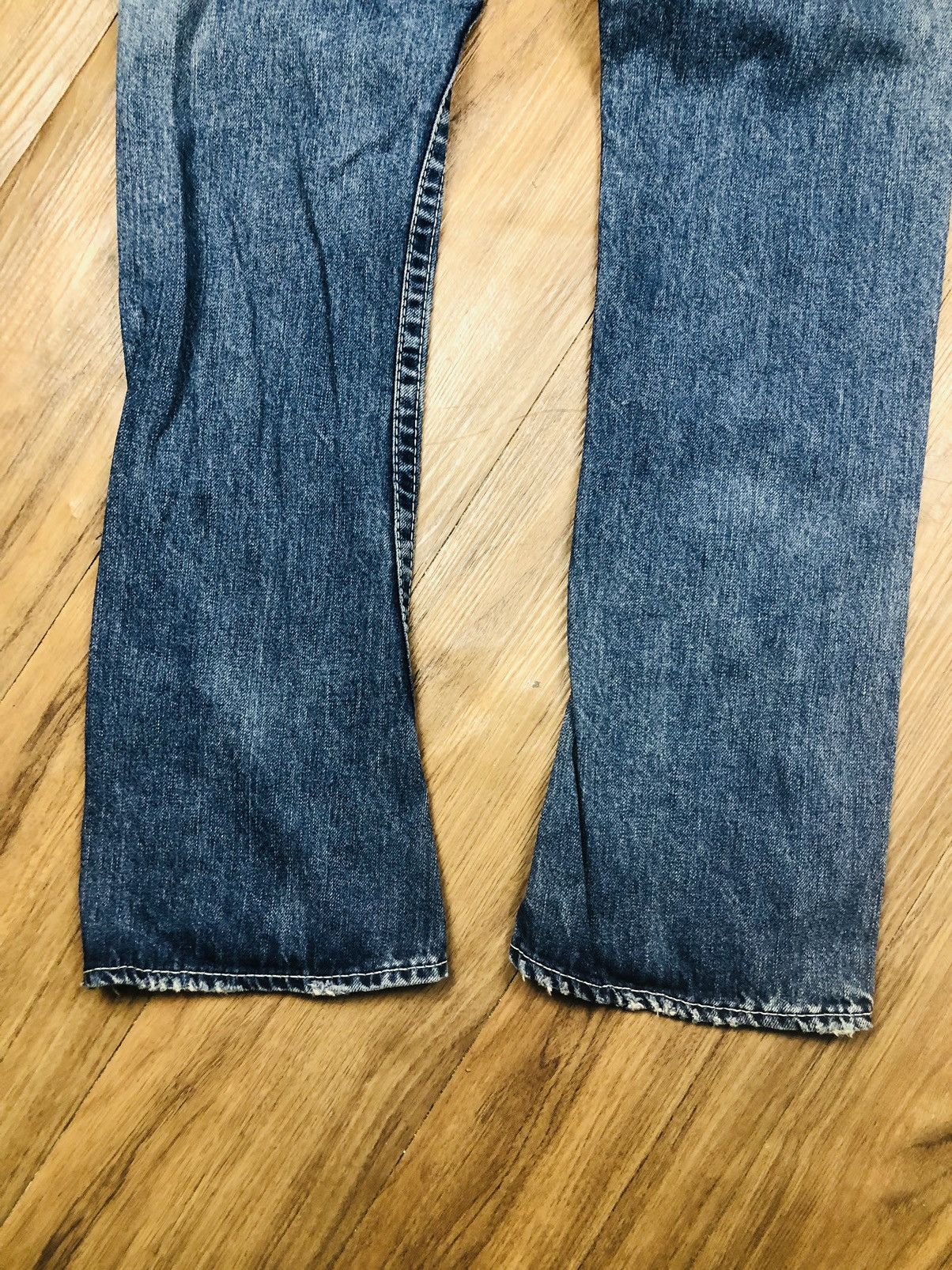 Japanese Brand Rodeo Crowns Distressed Jeans (33) Size 32" / US 10 / IT 46 - 14 Thumbnail