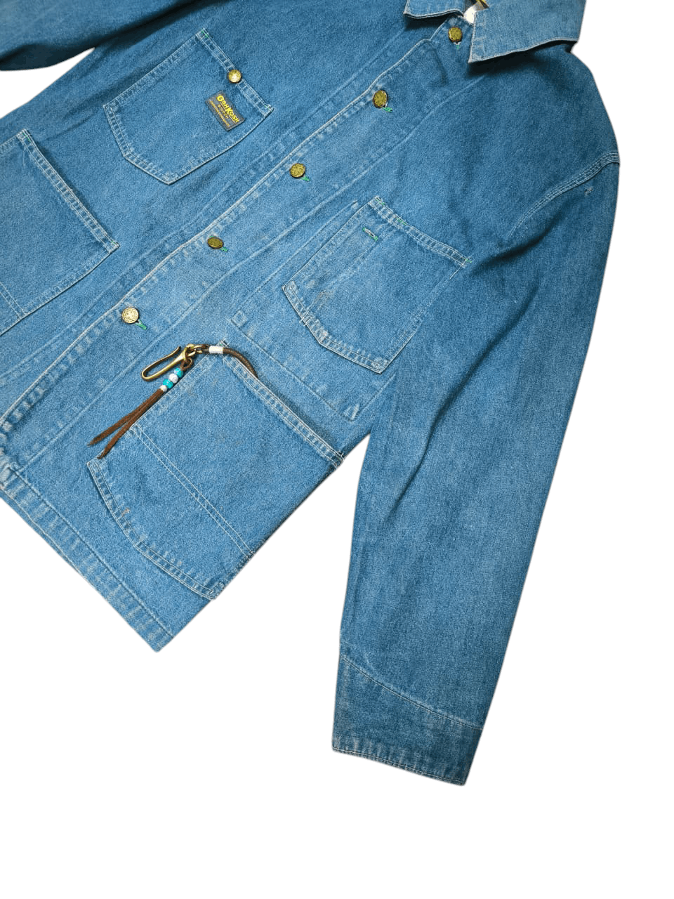 Oshkosh × Vintage Vintage Denim Chore Jacket Oshkosh b'gosh Size US L / EU 52-54 / 3 - 6 Thumbnail