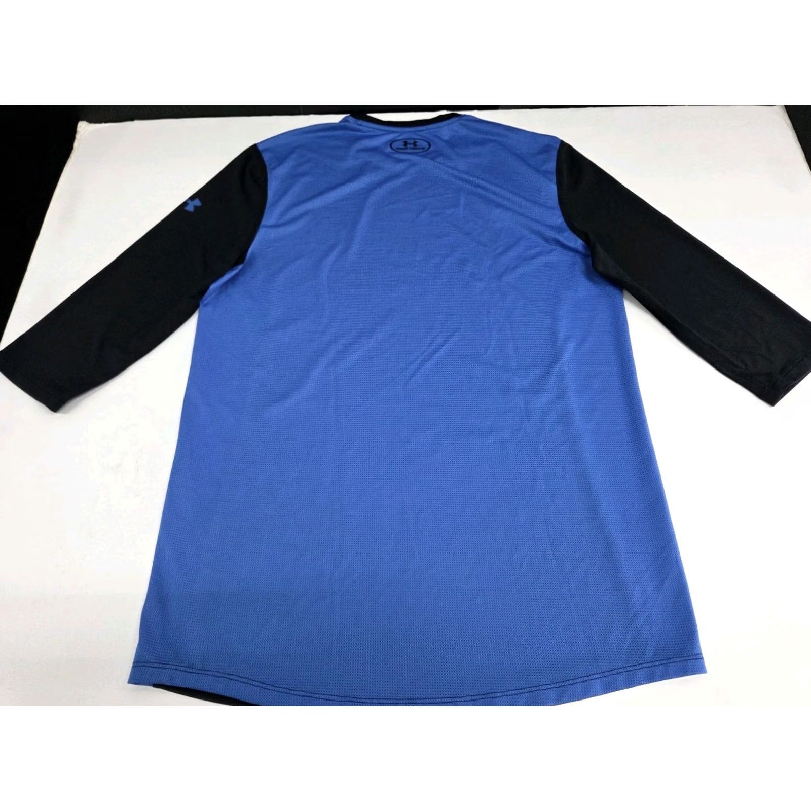 Under Armour Under Armour Mens Fitted 3/4 Sleeve HeatGear Shirt Blue/Black M Size US M / EU 48-50 / 2 - 4 Thumbnail