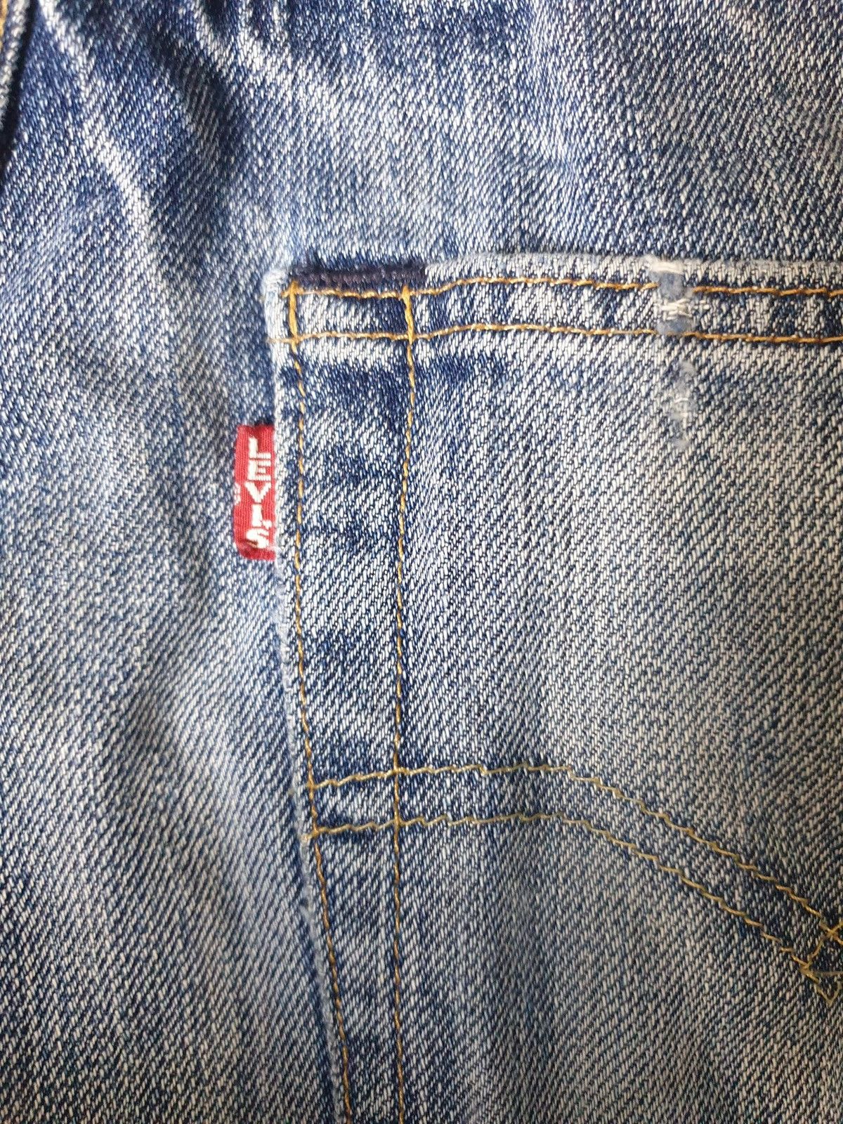 Levi's Levis 501 Big E Distressed Grunge Rock Distressed Jeans Size US 30 / EU 46 - 7 Thumbnail