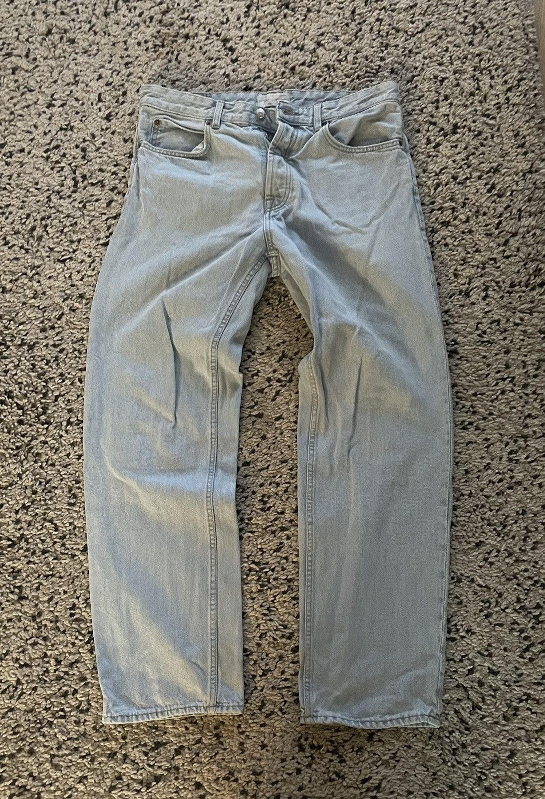 Pull & Bear Relaxed fit light blue jeans Size US 32 / EU 48 - 1 Thumbnail