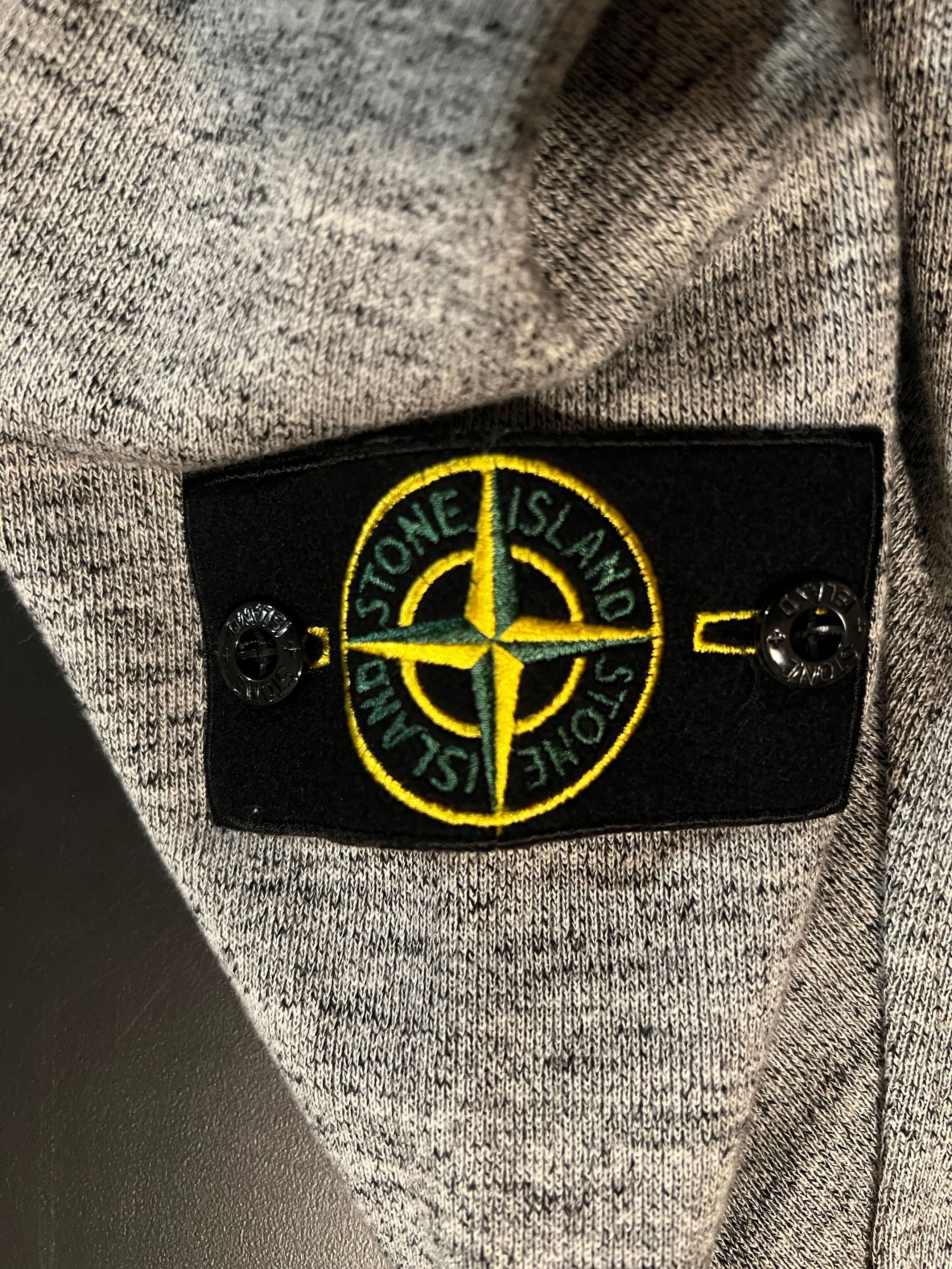 Stone Island Stone Island Hooded Knit Zipped Hoodie Marl Grey XL Size US XL / EU 56 / 4 - 2 Thumbnail