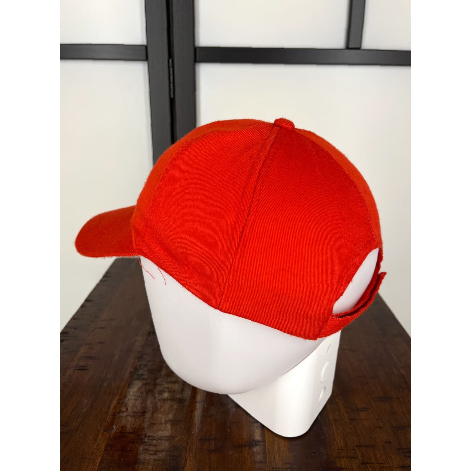 Vintage Olympic Hat Cap Straps Back Adult Red Cotton Embroidered Beijing 2008 Summer Olympics Size ONE SIZE - 5 Thumbnail