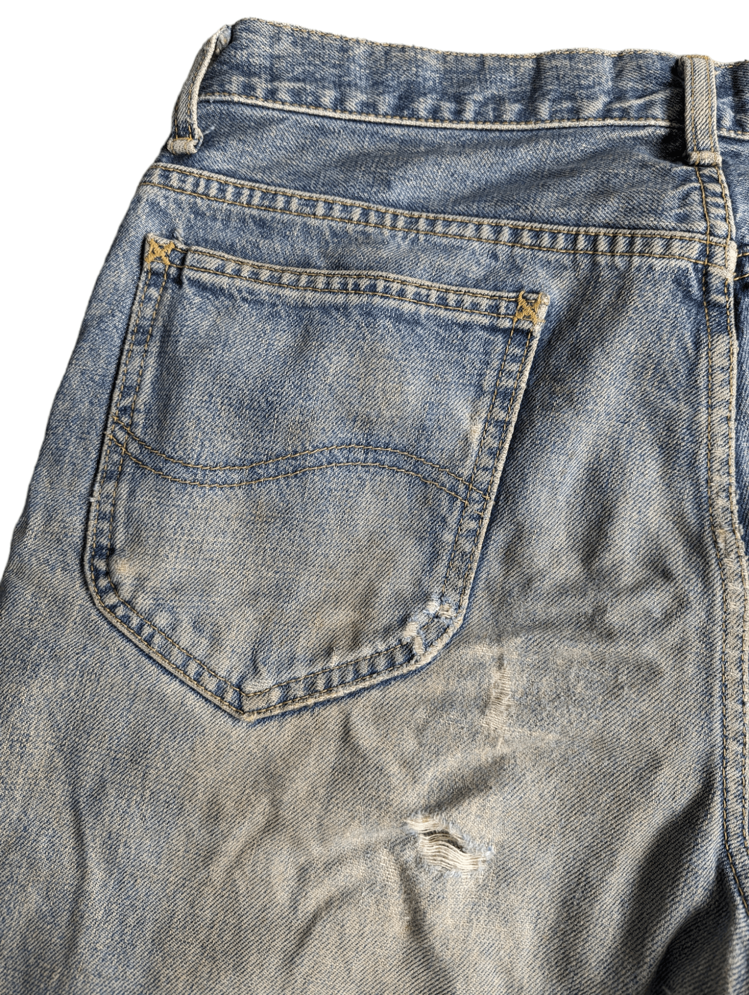Lee LEE RIDER PATCHWORK DISTRESSED DENIM Size US 32 / EU 48 - 12 Thumbnail