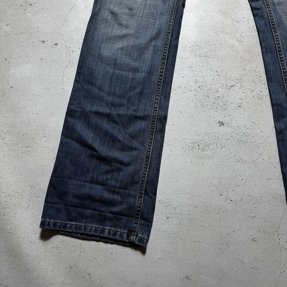 Just Cavalli just cavalli flared distressed jeans with big logo archive Size 29" - 7 Thumbnail